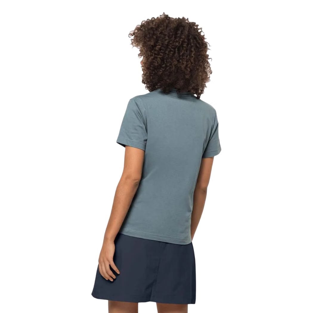 jack wolfskin Flower Logo Women's Tee