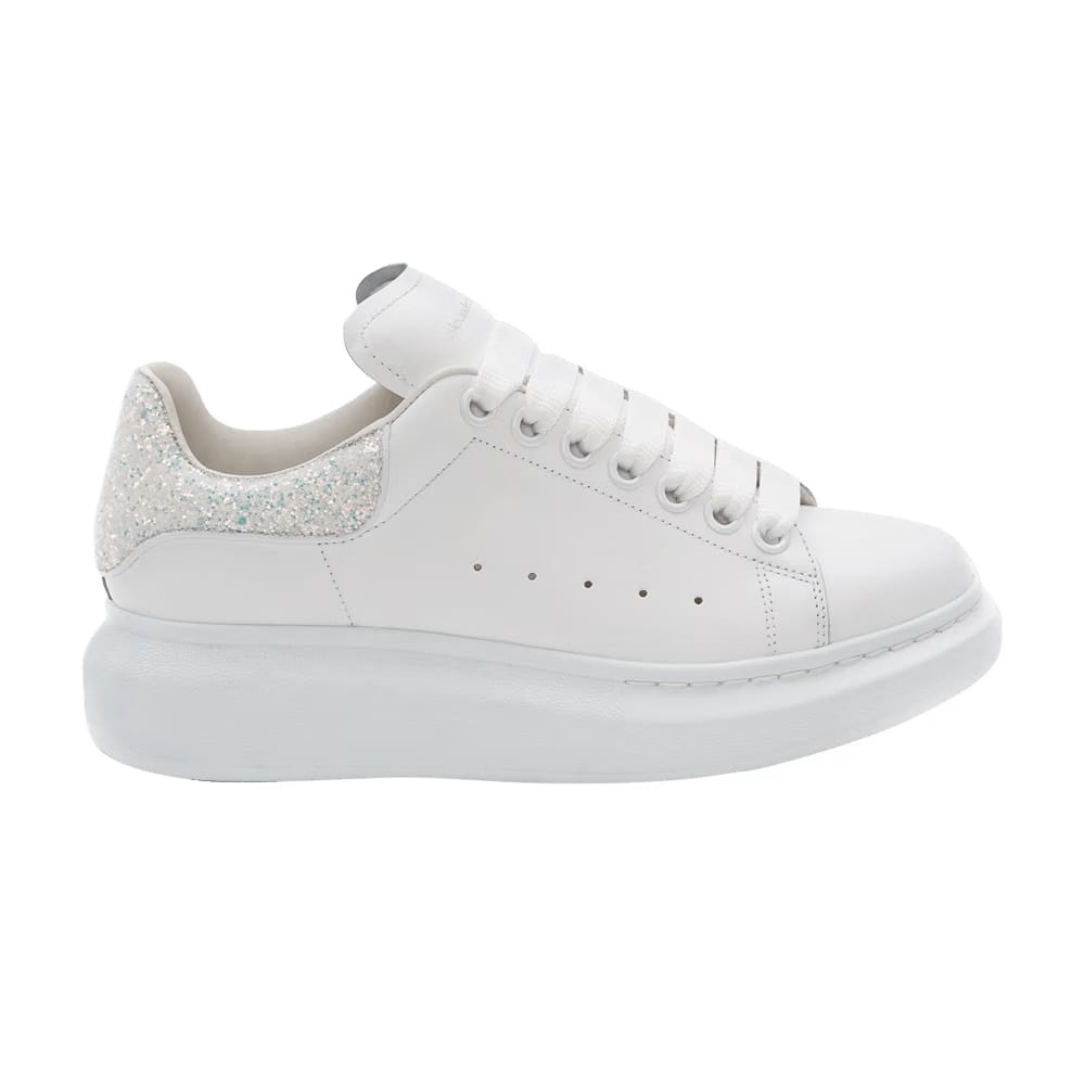 Alexander McQueen Wmns Oversized Sneaker 'White Iridescent'