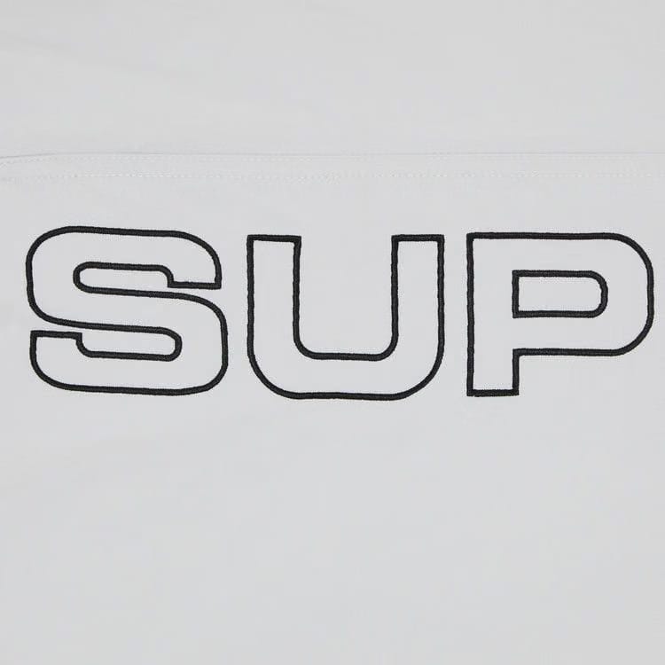 Supreme Spellout Embroidered Track Pant Grey