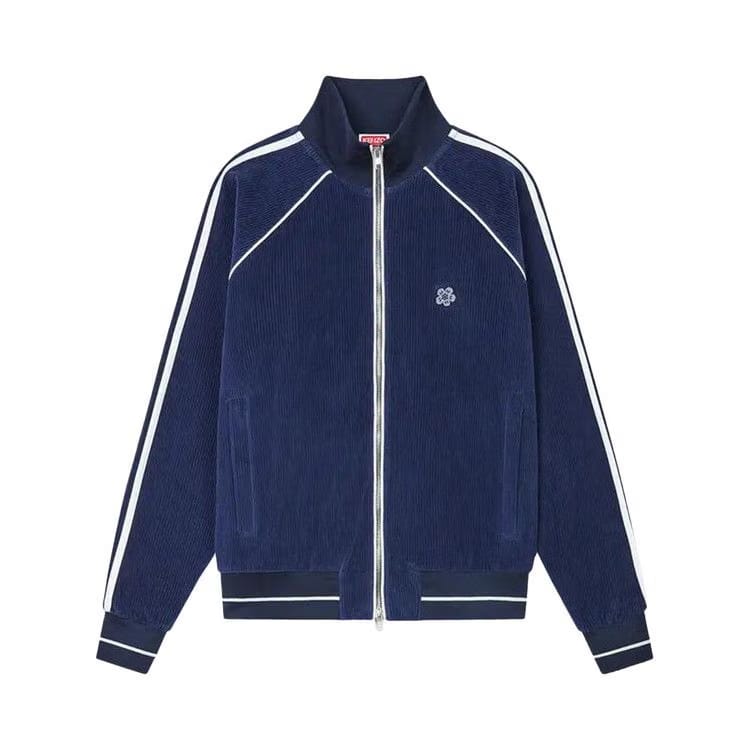 Kenzo Velvet Track Jacket Midnight Blue