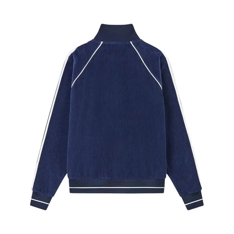Kenzo Velvet Track Jacket Midnight Blue