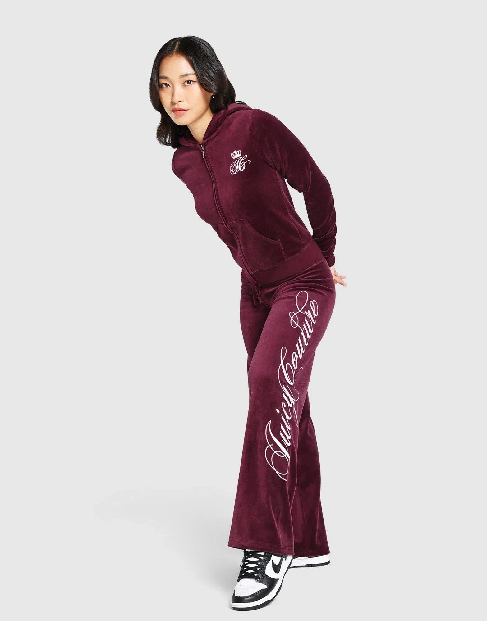 Juicy Couture Script Rebelle Original Straight Leg Joggers