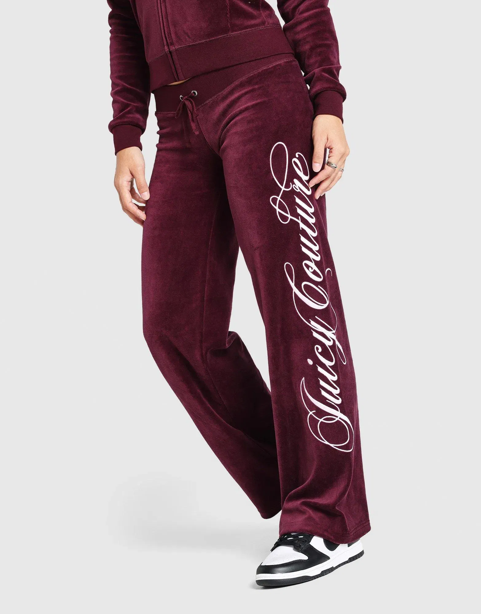 Juicy Couture Script Rebelle Original Straight Leg Joggers