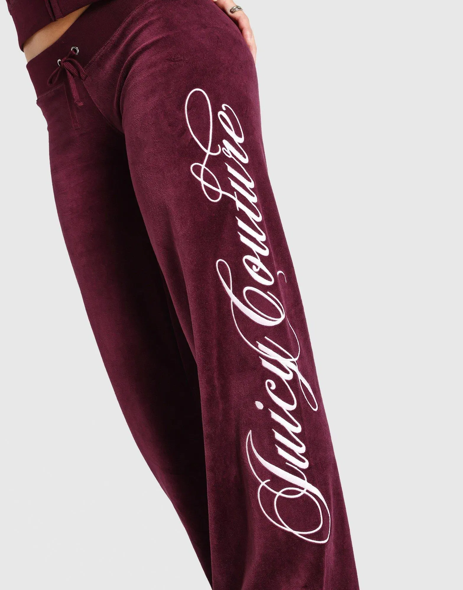Juicy Couture Script Rebelle Original Straight Leg Joggers