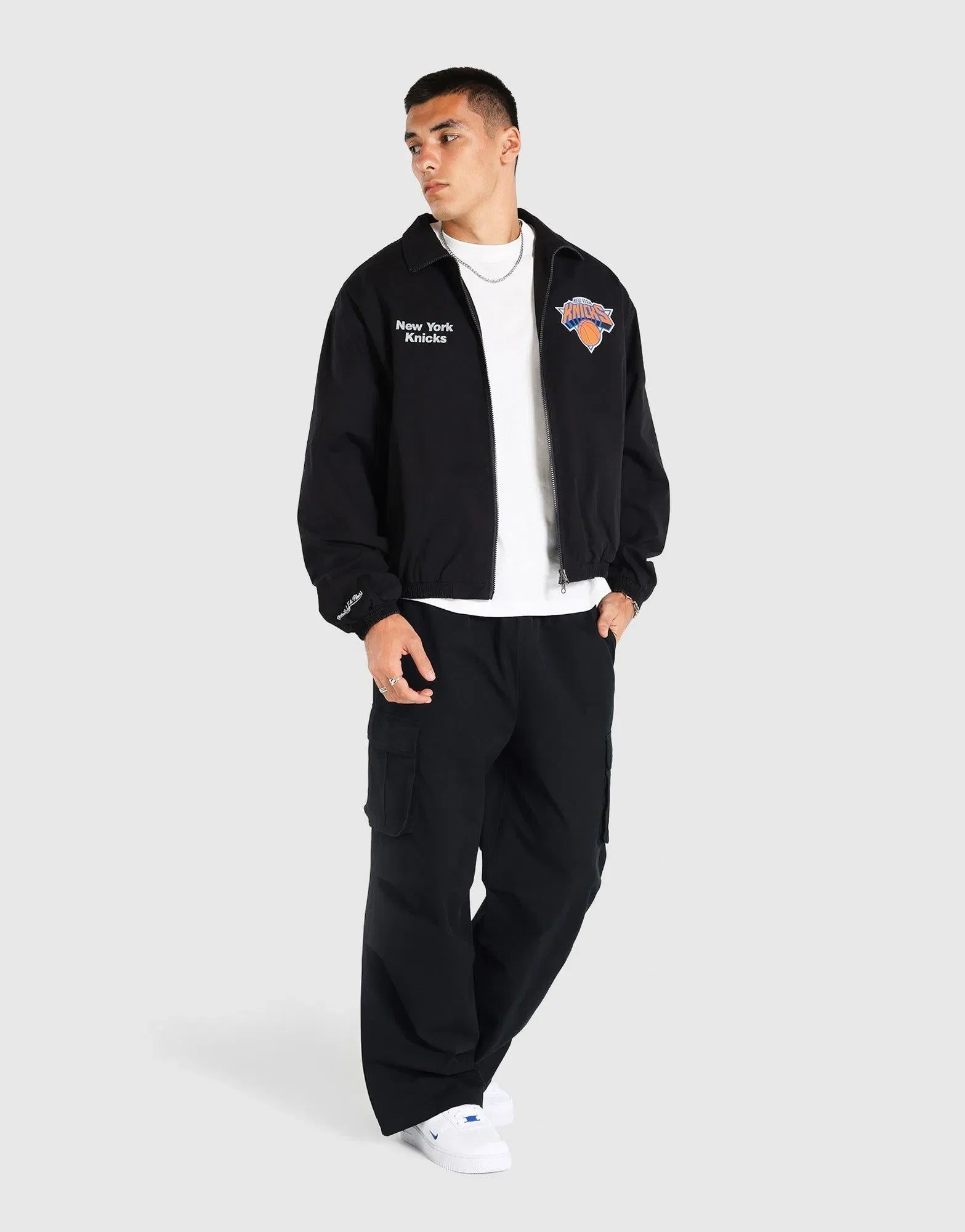 Mitchell & Ness New York Knicks Logo Jacket