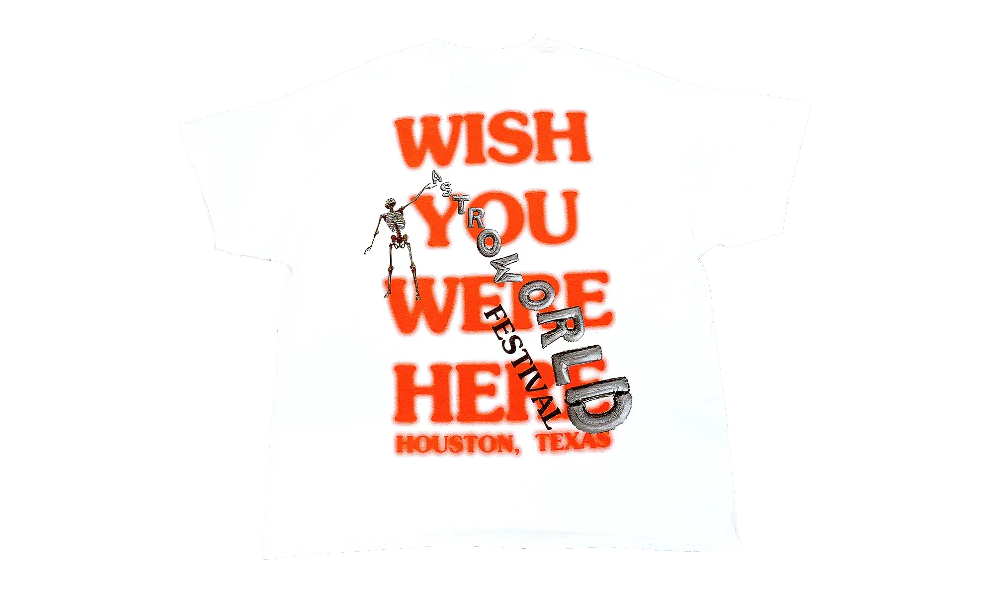 Travis Scott Wish You Were Here Houston Texas Tee (93665-121) Men's Size L-3XL
