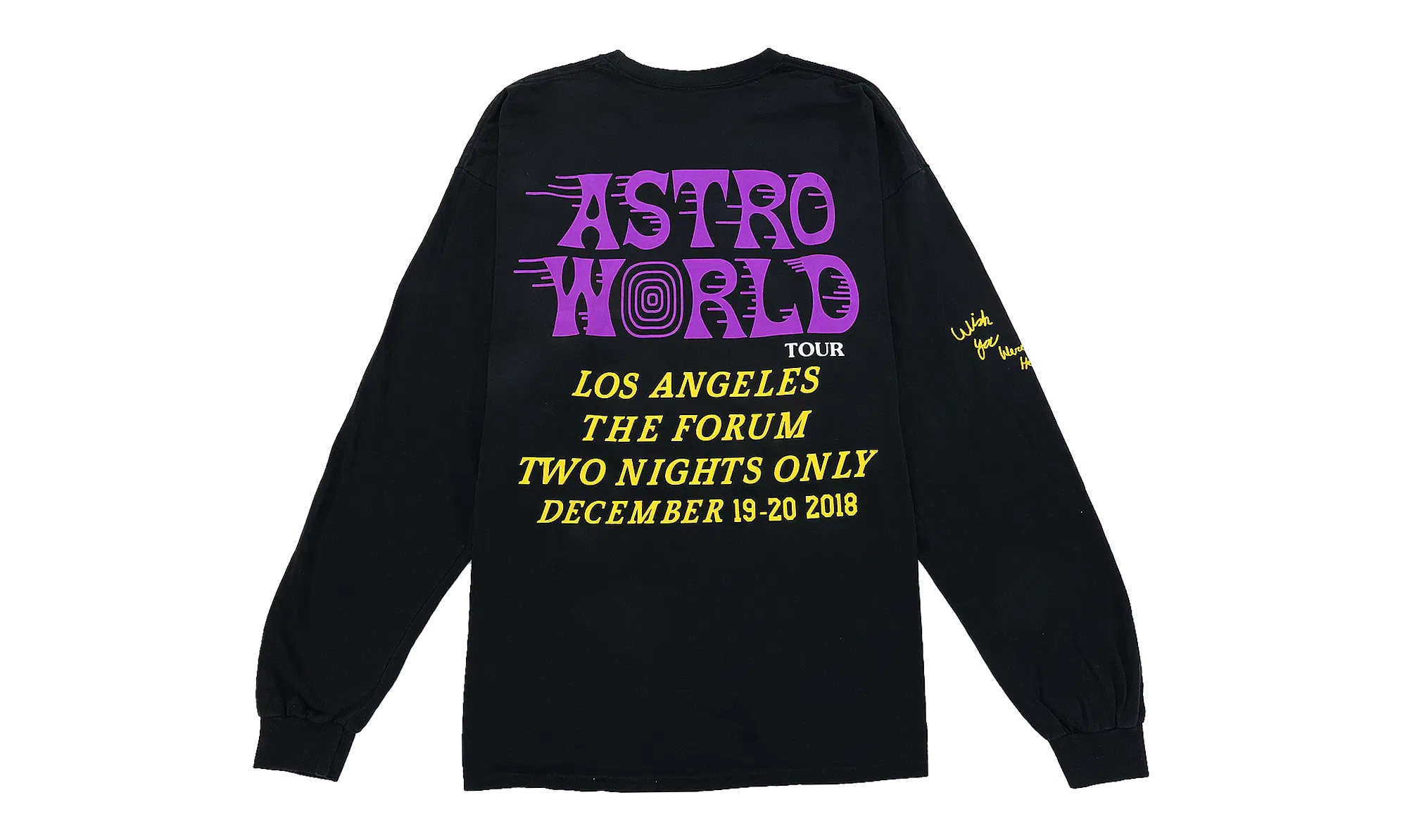 Travis Scott Astroworld LA Exclusive Long Sleeve Tee (93665-444) Mens Size S-2XL