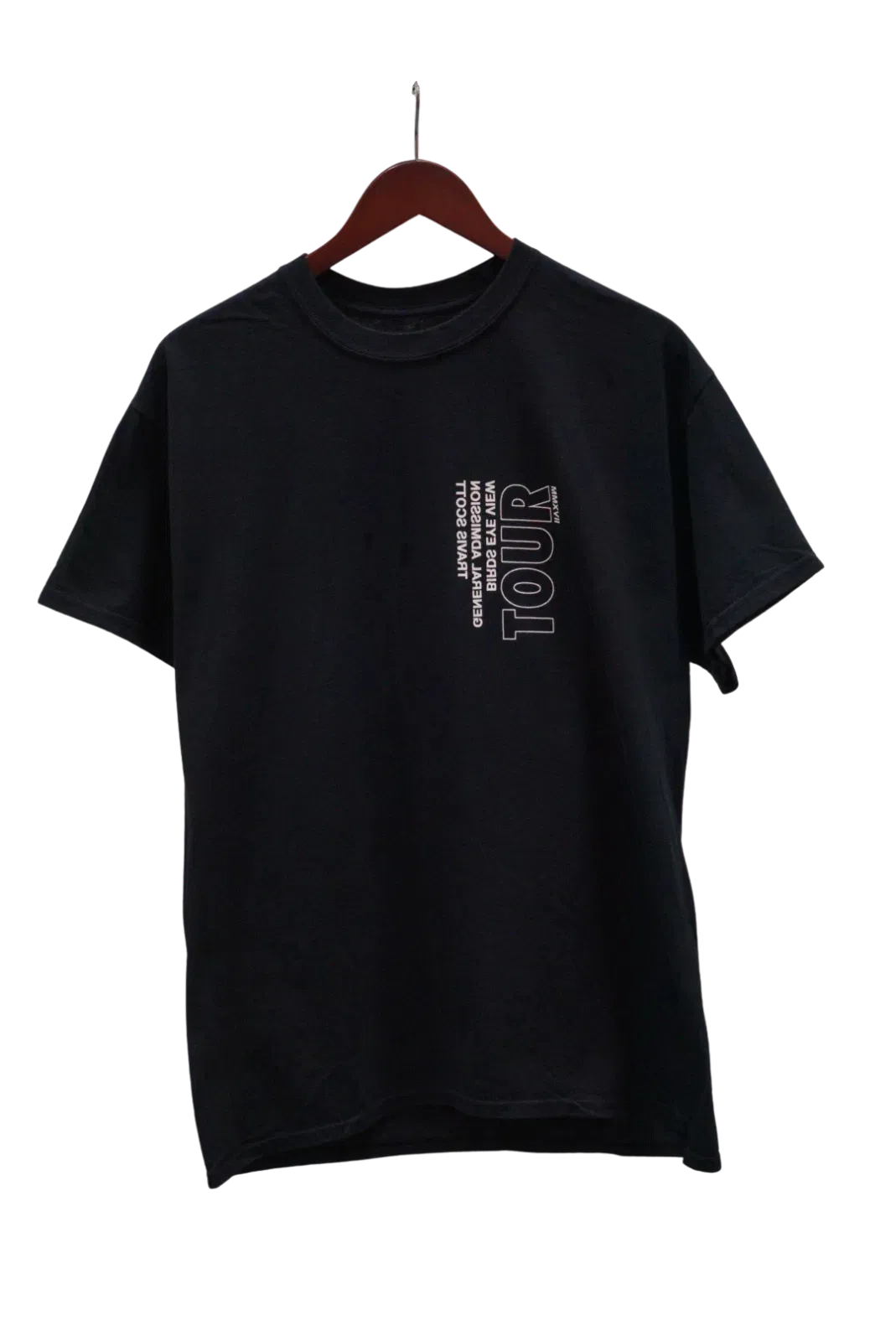 Travis Scott Birds Eye View Metallic Skull Tee Black (93665-218) Mens Size S-2XL