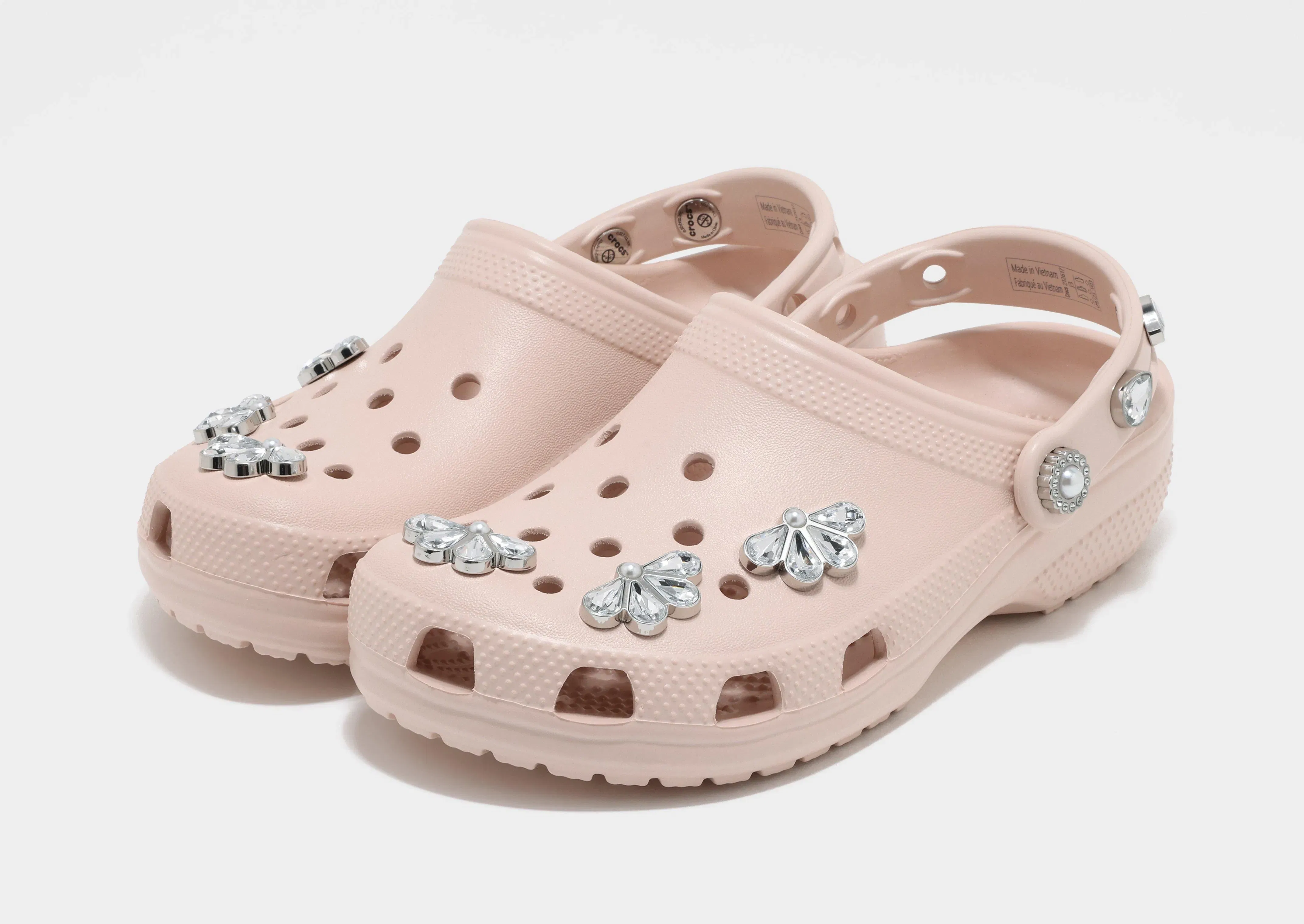 Crocs Classic Platform Glitter Clog Junior's