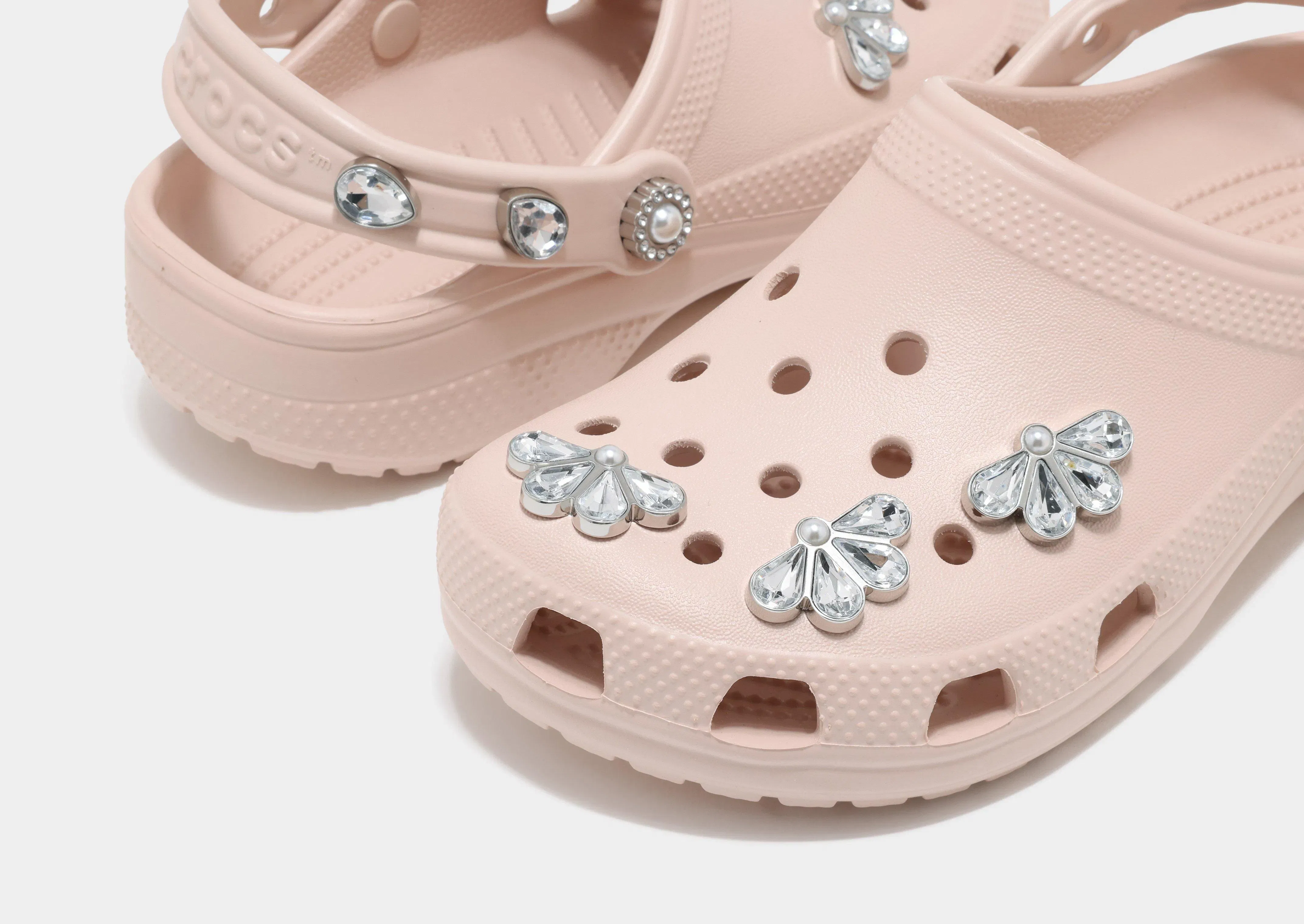 Crocs Classic Platform Glitter Clog Junior's
