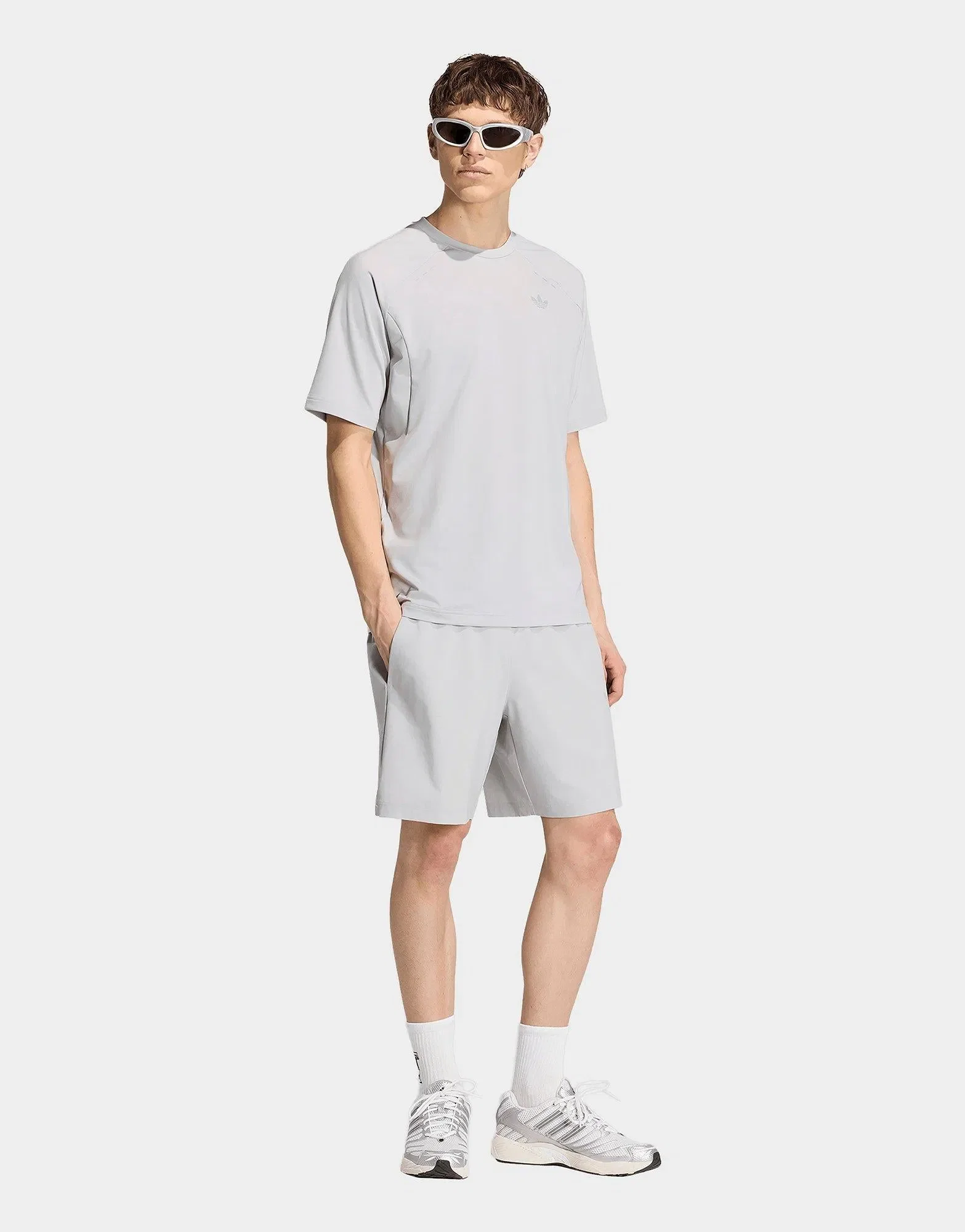 adidas Tech Trefoil Essentials Polyester T-Shirt