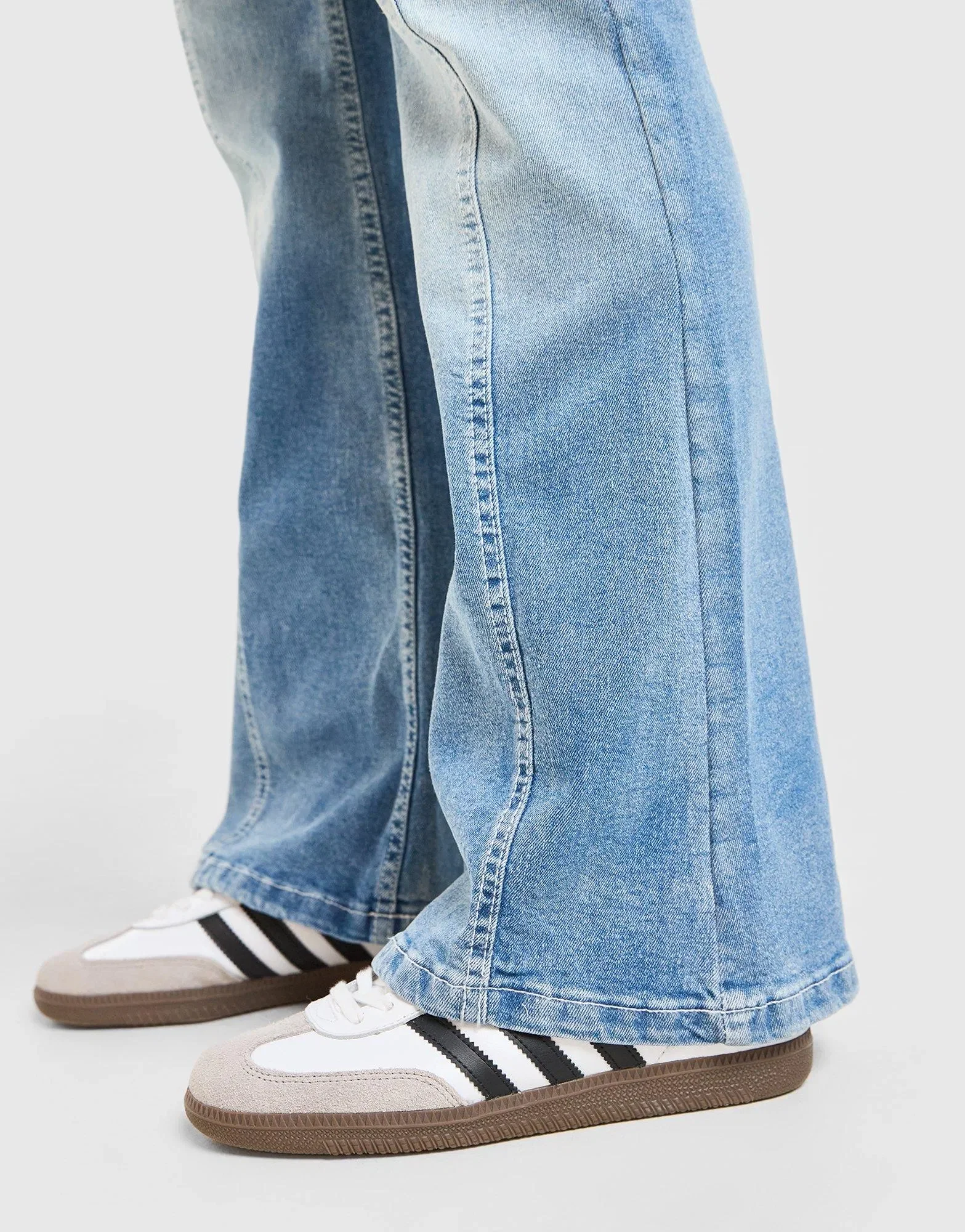 Juicy Couture Cross Lace Up Denim Jeans