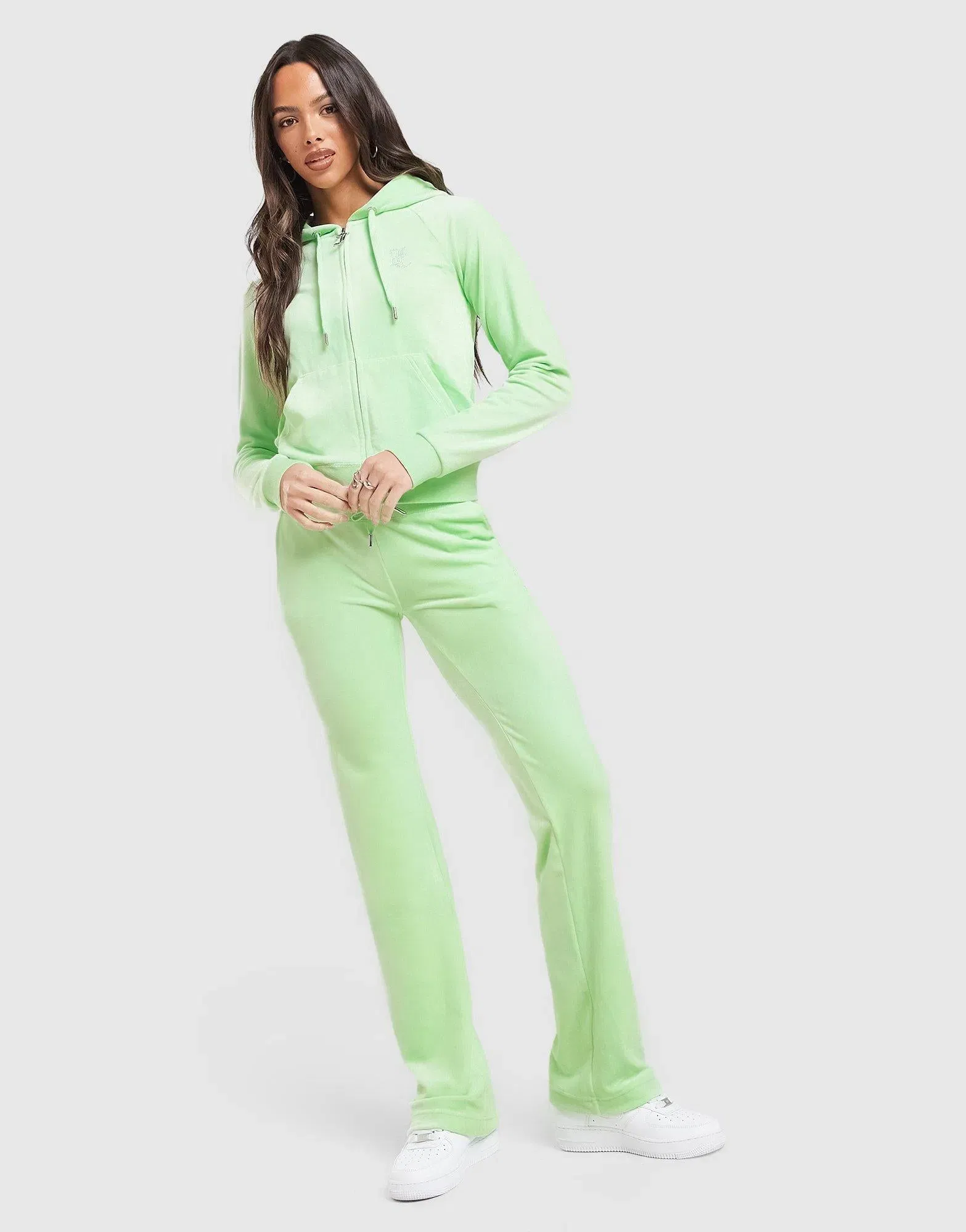 Juicy Couture Script Diamante Heart Hoodie