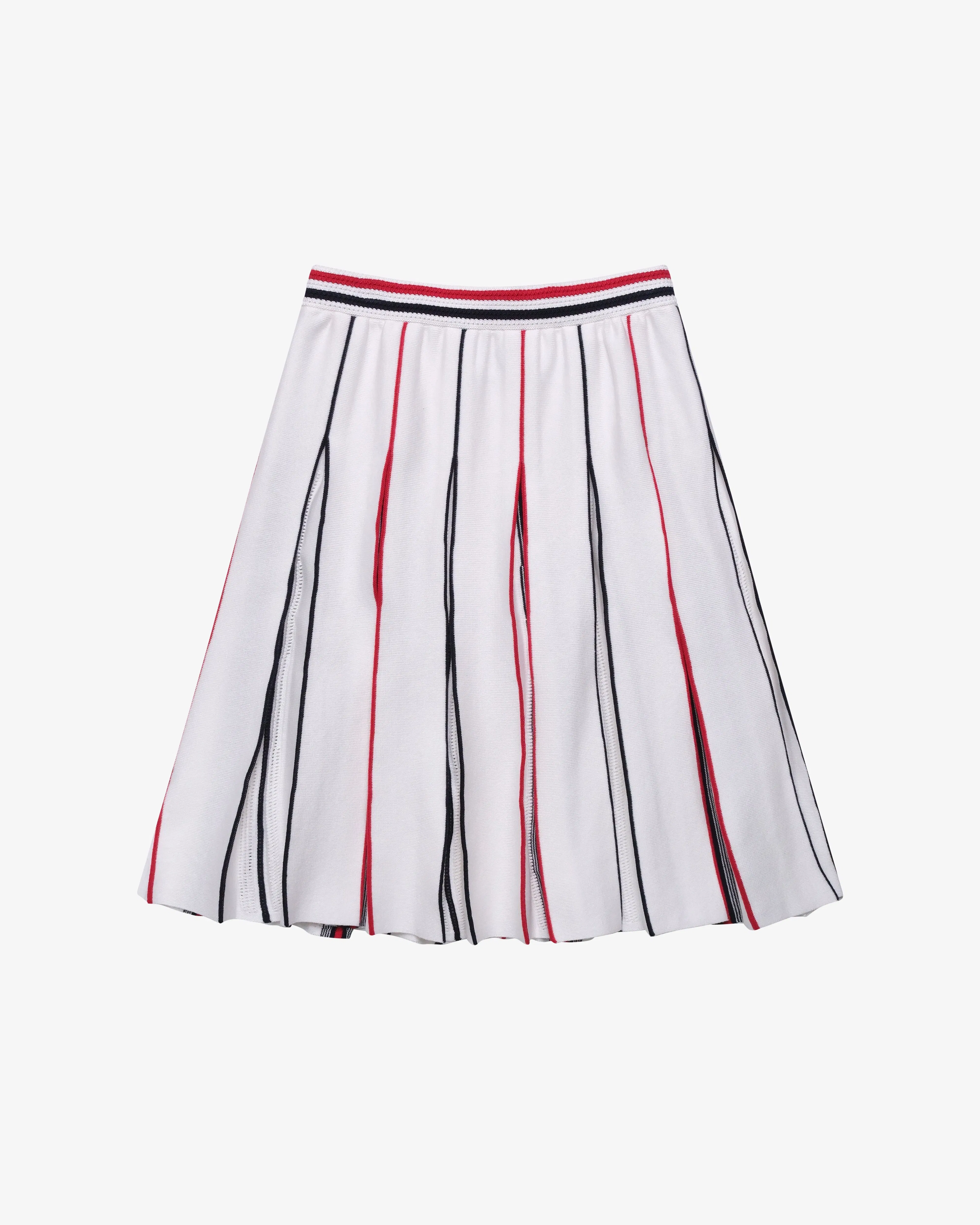 Thom Browne - Women's Crochet Stitch Variegated Stripe Skirt - (Stripes)