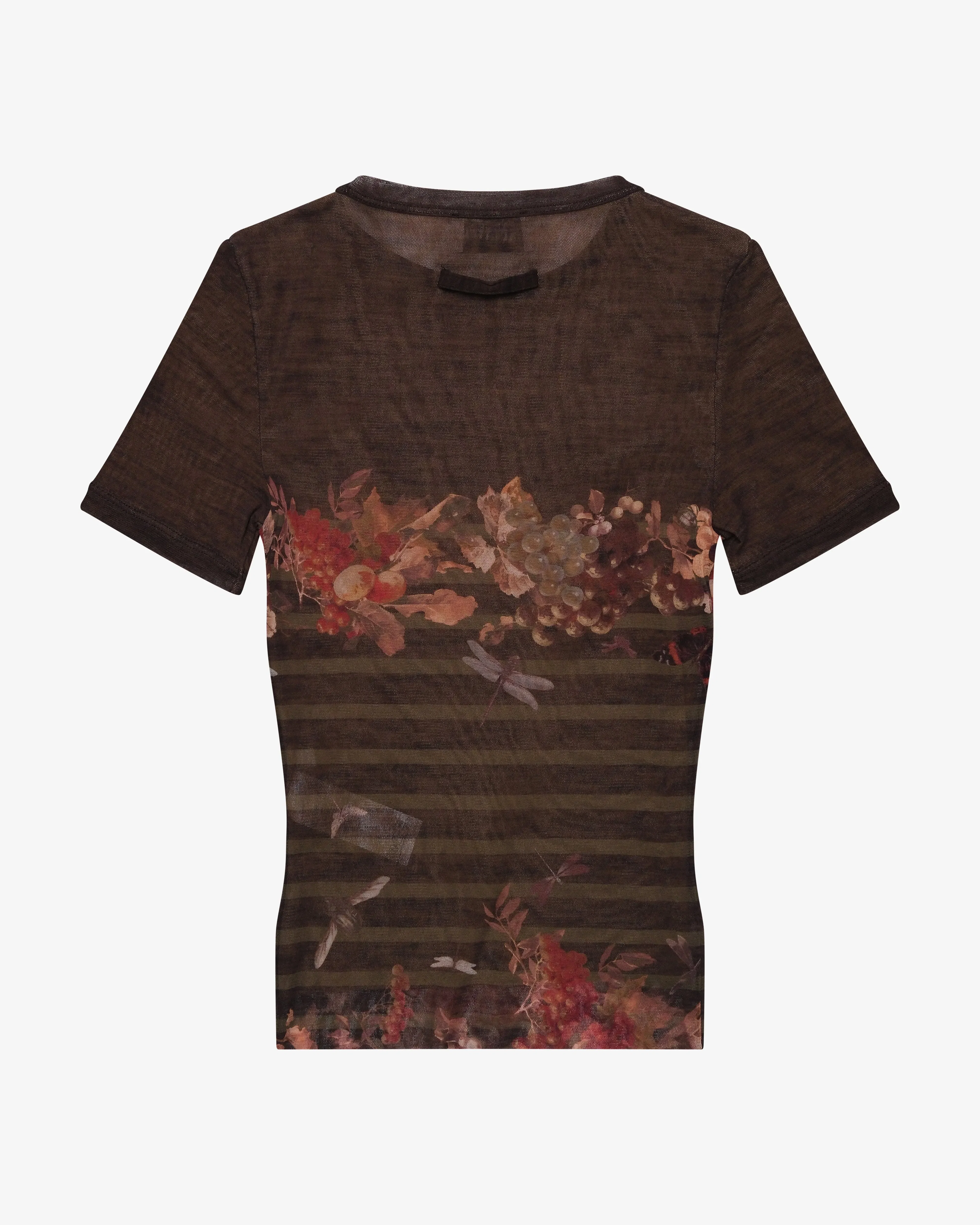 Jean Paul Gaultier - Women's Mesh Baby Tee - (Print)