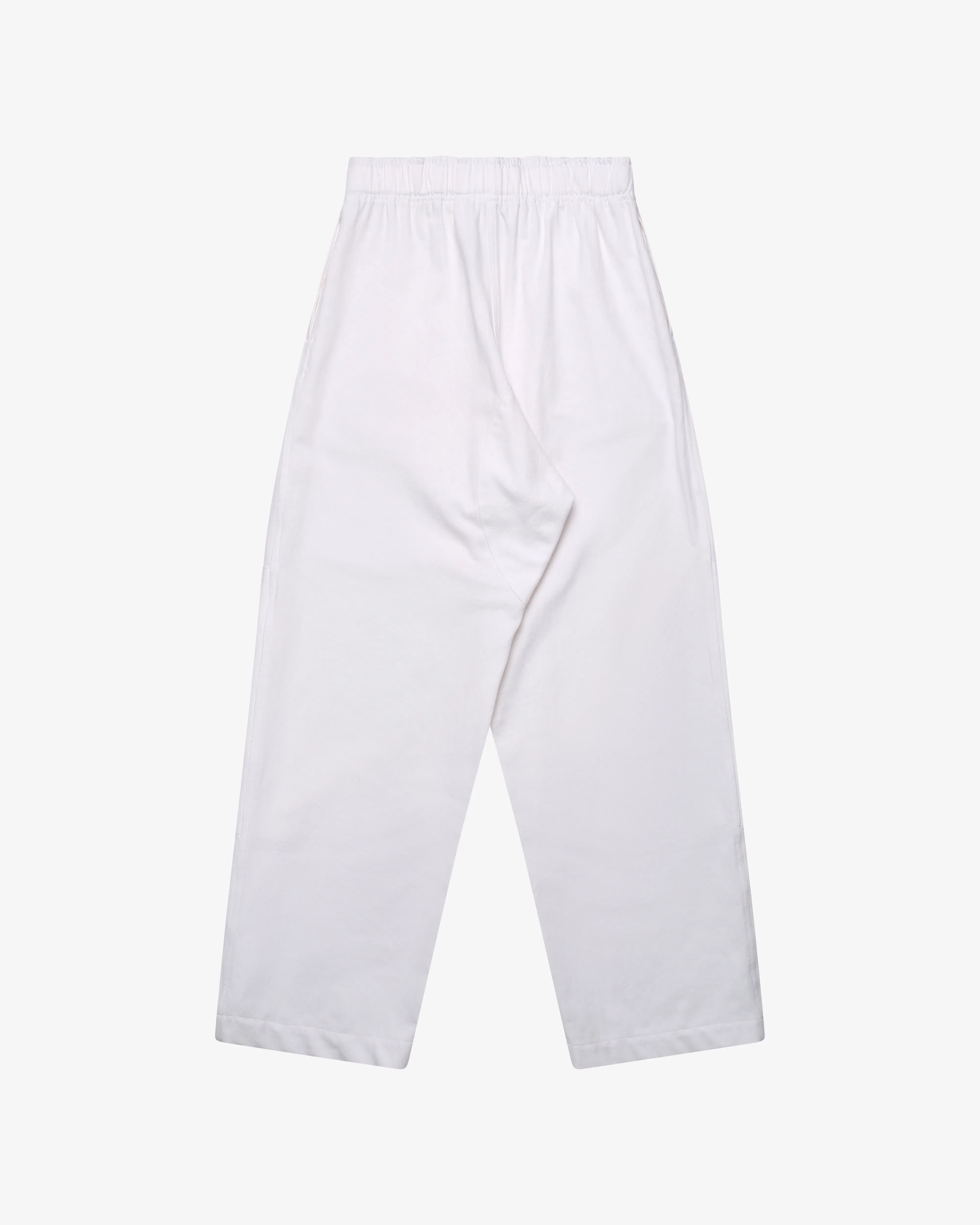 STUDIO NICHOLSON - Men's Patch Pocket Drawstring Pant - (White)
