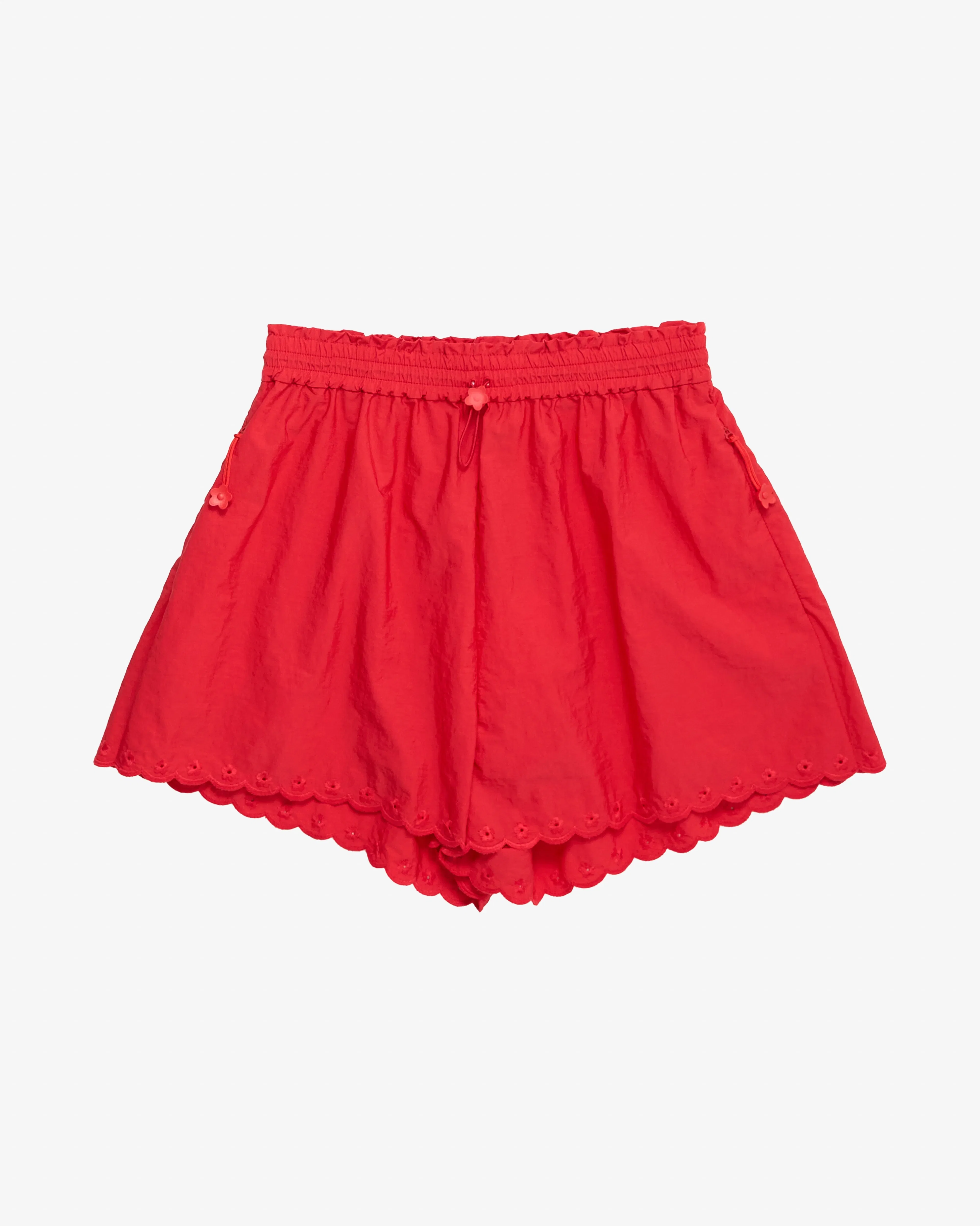 Cecilie Bahnsen - Women's Blossom Shorts Embroidered Taffeta - (Red)
