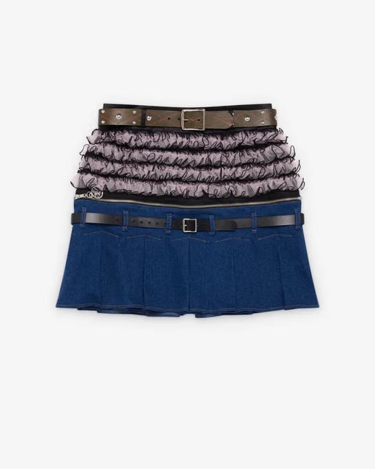 Chopova Lowena - Women's Major Combo Knee Skirt - (Multi)