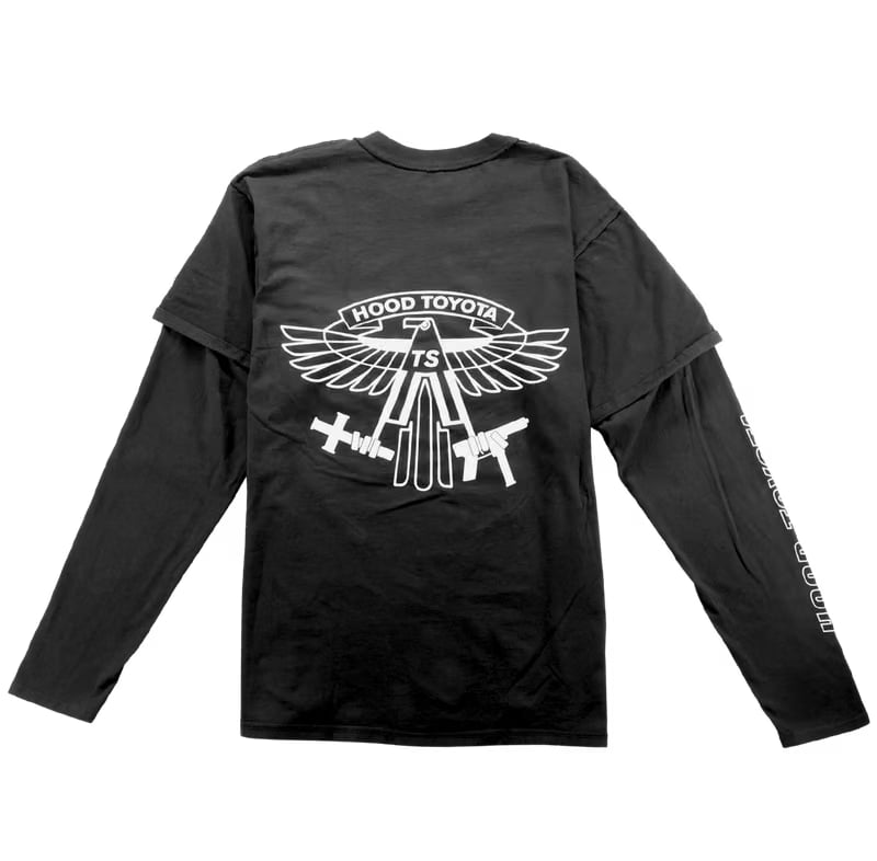 Travis Scott Hood Toyota Long Sleeve Tee Black