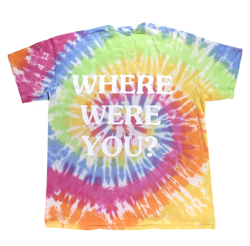 Travis Scott I Went To Astroworld Tie Dye Tee 93665-237 Men's Size S-XXL
