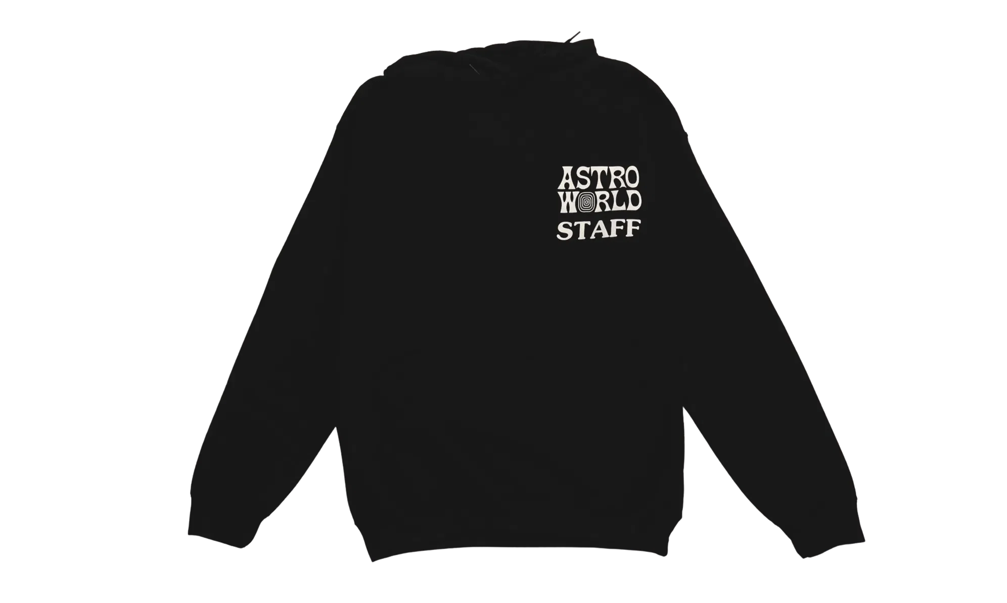 Travis Scott Astroworld Staff Hoodie Black 2018 (83665-117) Men's Size S-M