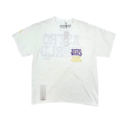 Travis Scott Astroworld LA Exclusive White Tee (93665-125) Men's Size XL-3XL