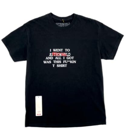 Travis Scott Where Were You Black Tee (93665-236) Men's Size S-XXL