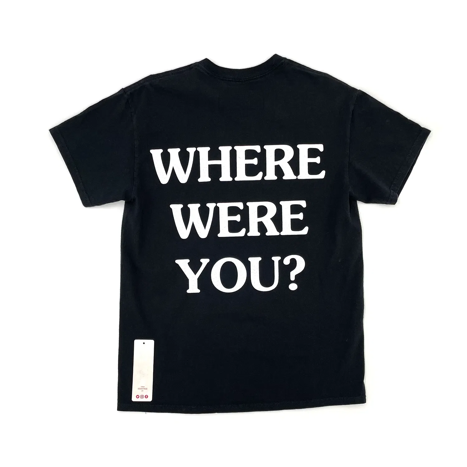 Travis Scott Where Were You Black Tee (93665-236) Men's Size S-XXL