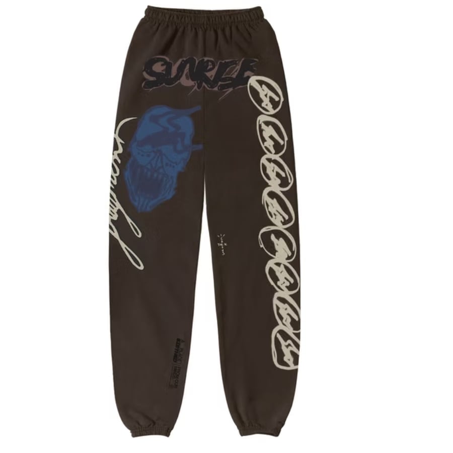 Travis Scott Cactus Jack For Fragment Sunrise Sweatpants (CJFM-LP08) Size S-2XL