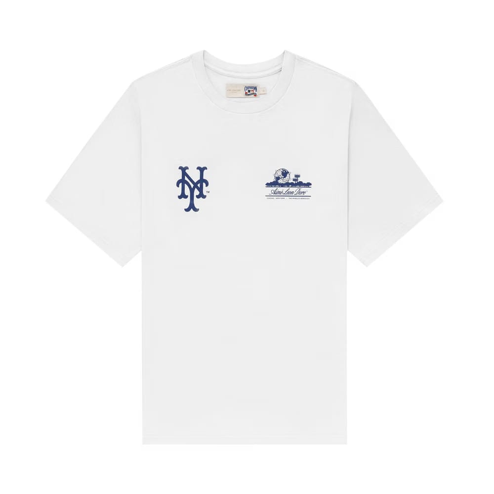 Aimé Leon Dore x New York Mets Unisphere T-Shirt White