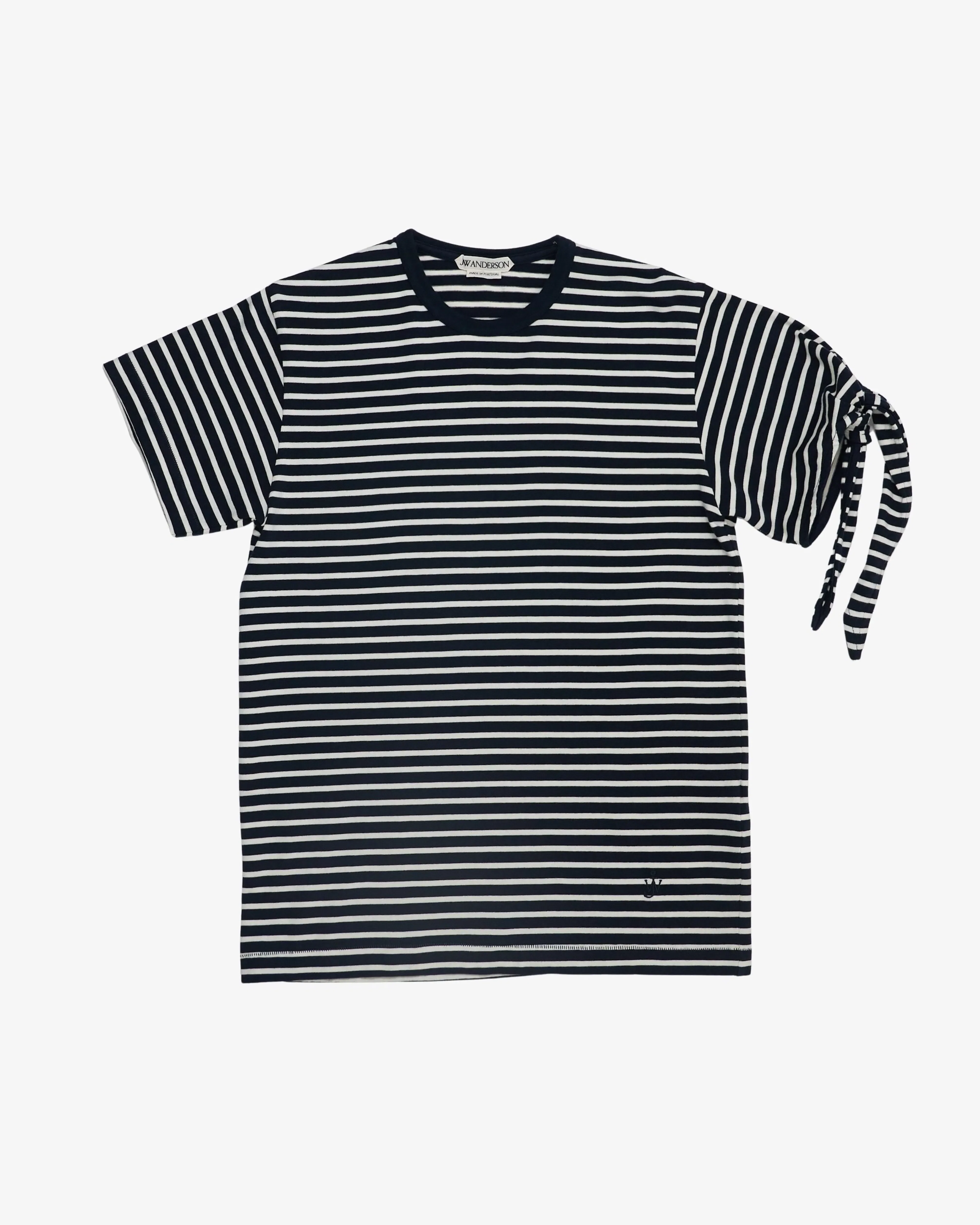 JW Anderson J.W. Anderson - Men's Sleeve Knot T-Shirt - (Stripes)