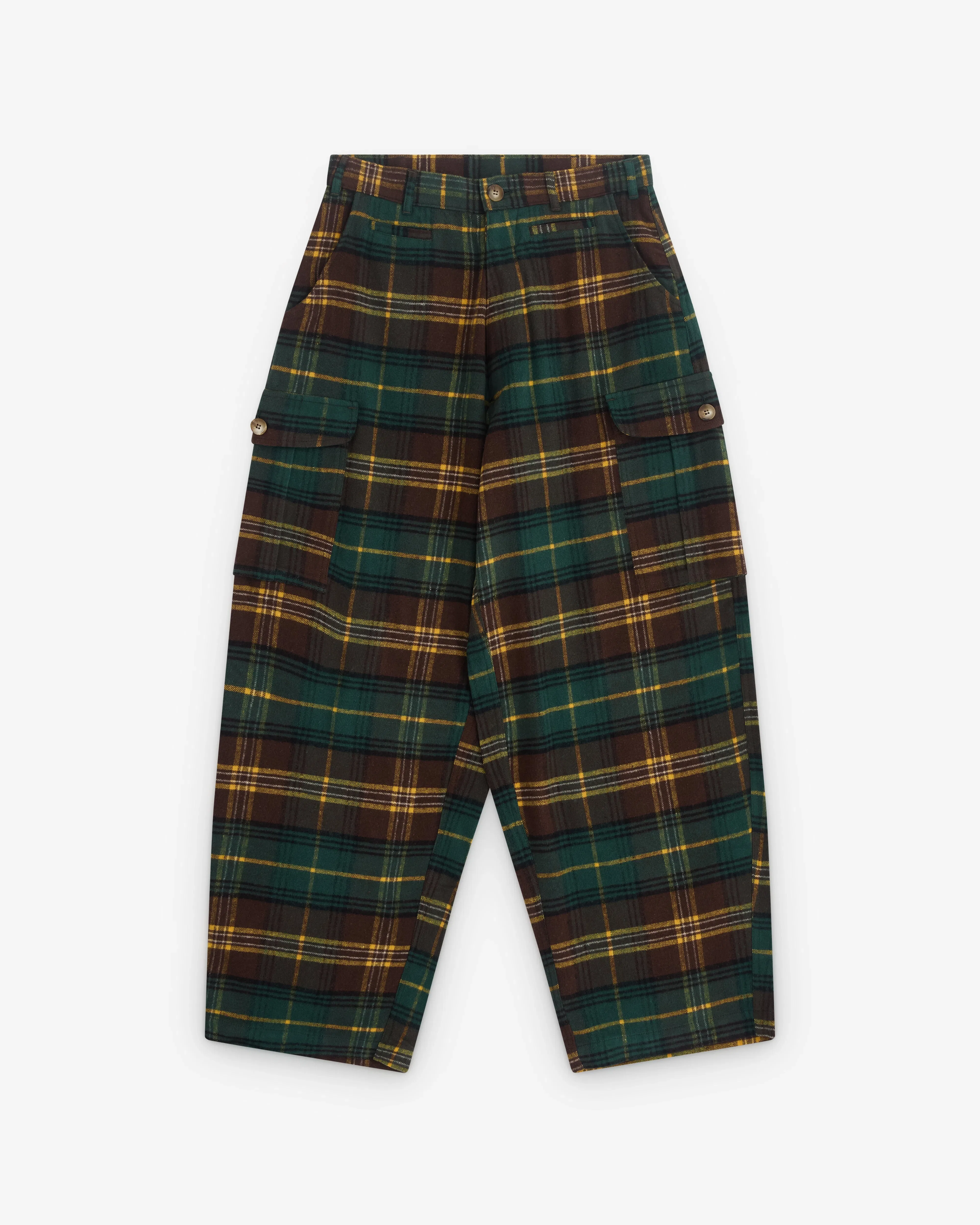 Sky High Farm - Men's Flannel Cargo Pants - (Yellow)