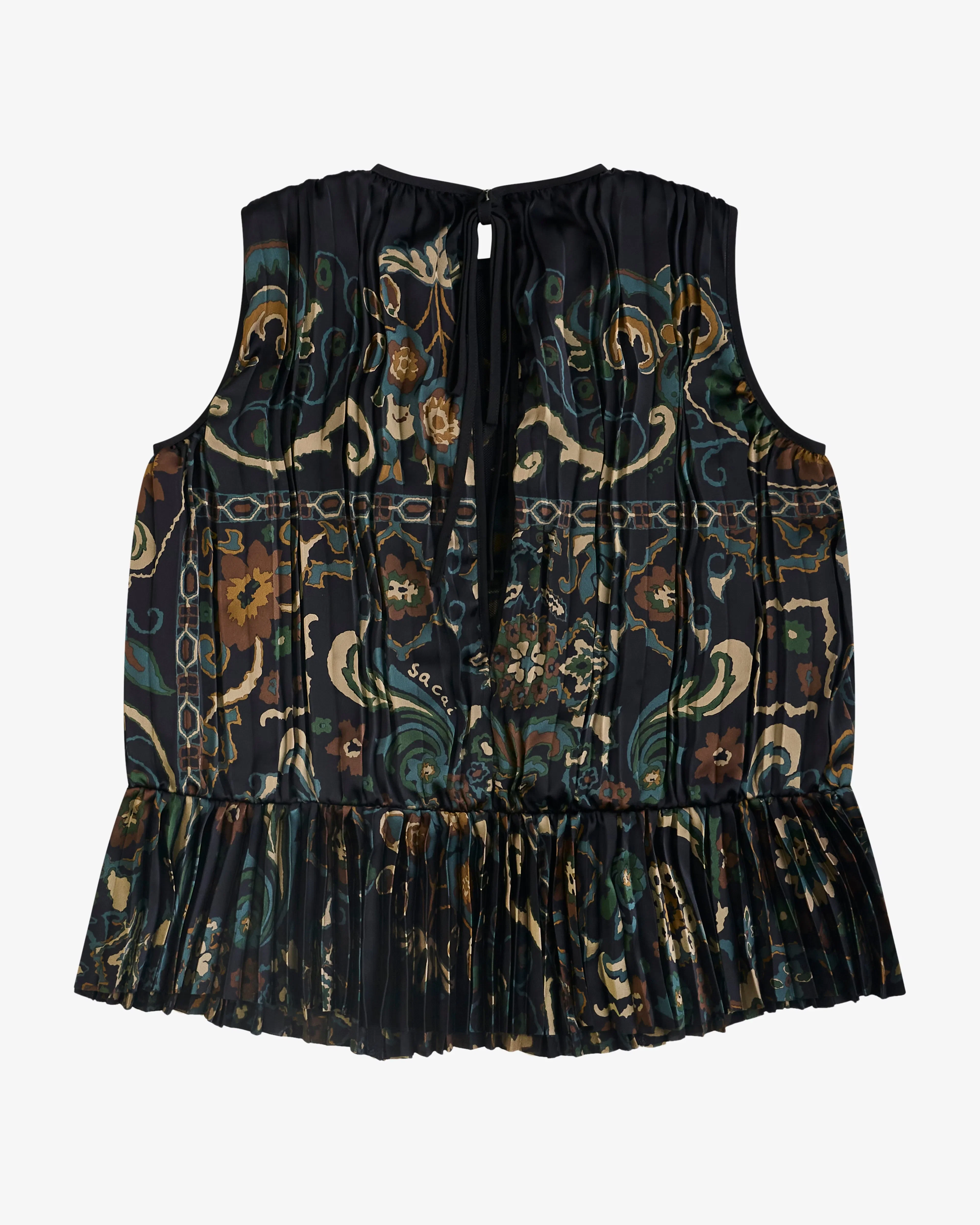 SACAI - Women's Floral Print Pullover - (Navy201)