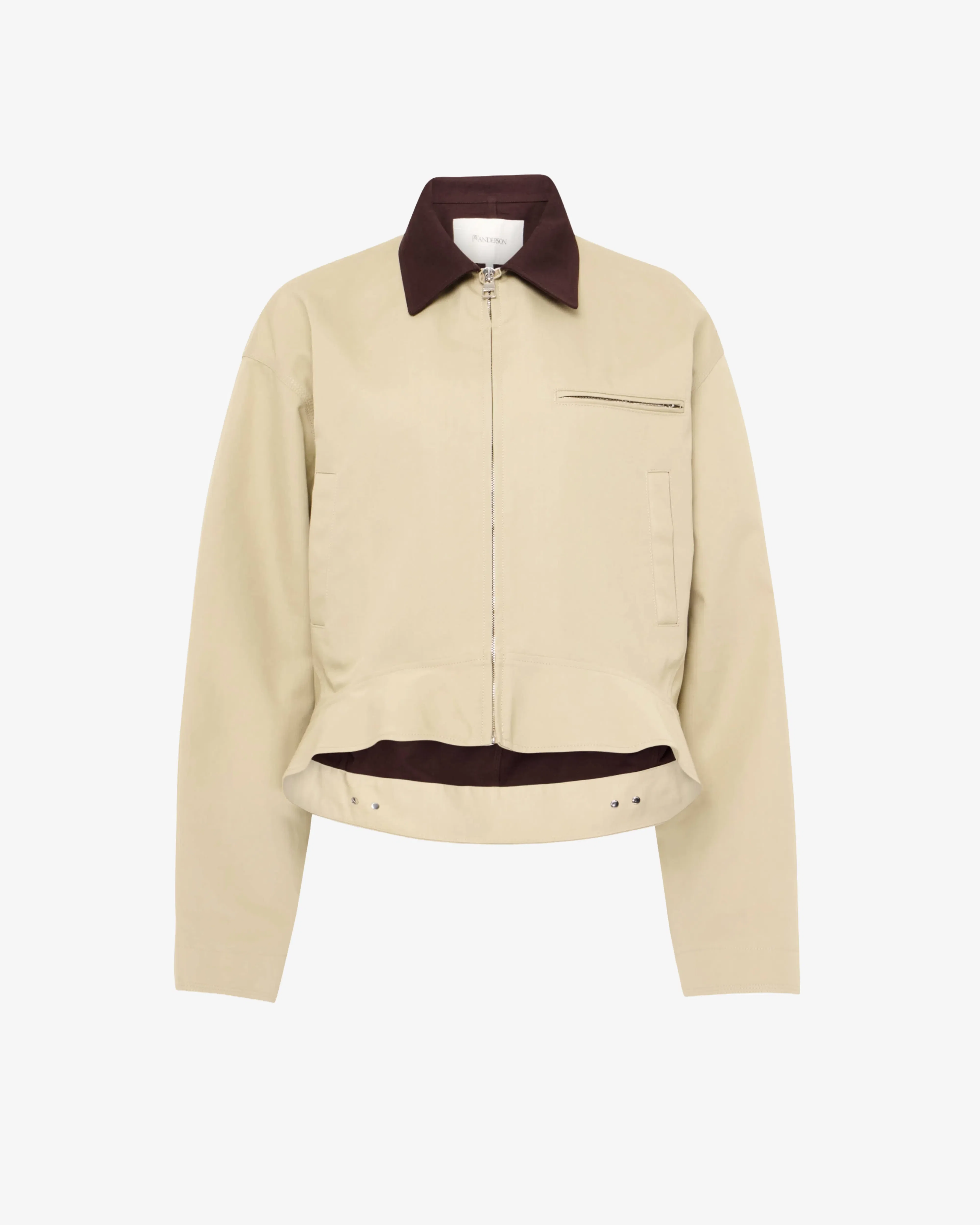JW Anderson J.W. Anderson - Men's Curved Hem Workwear Jacket - (Beige166)