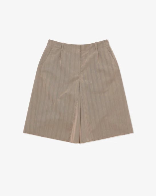 Our Legacy Work Shop - Women's Armani Vasto Shorts - (Polvere Herringbone)