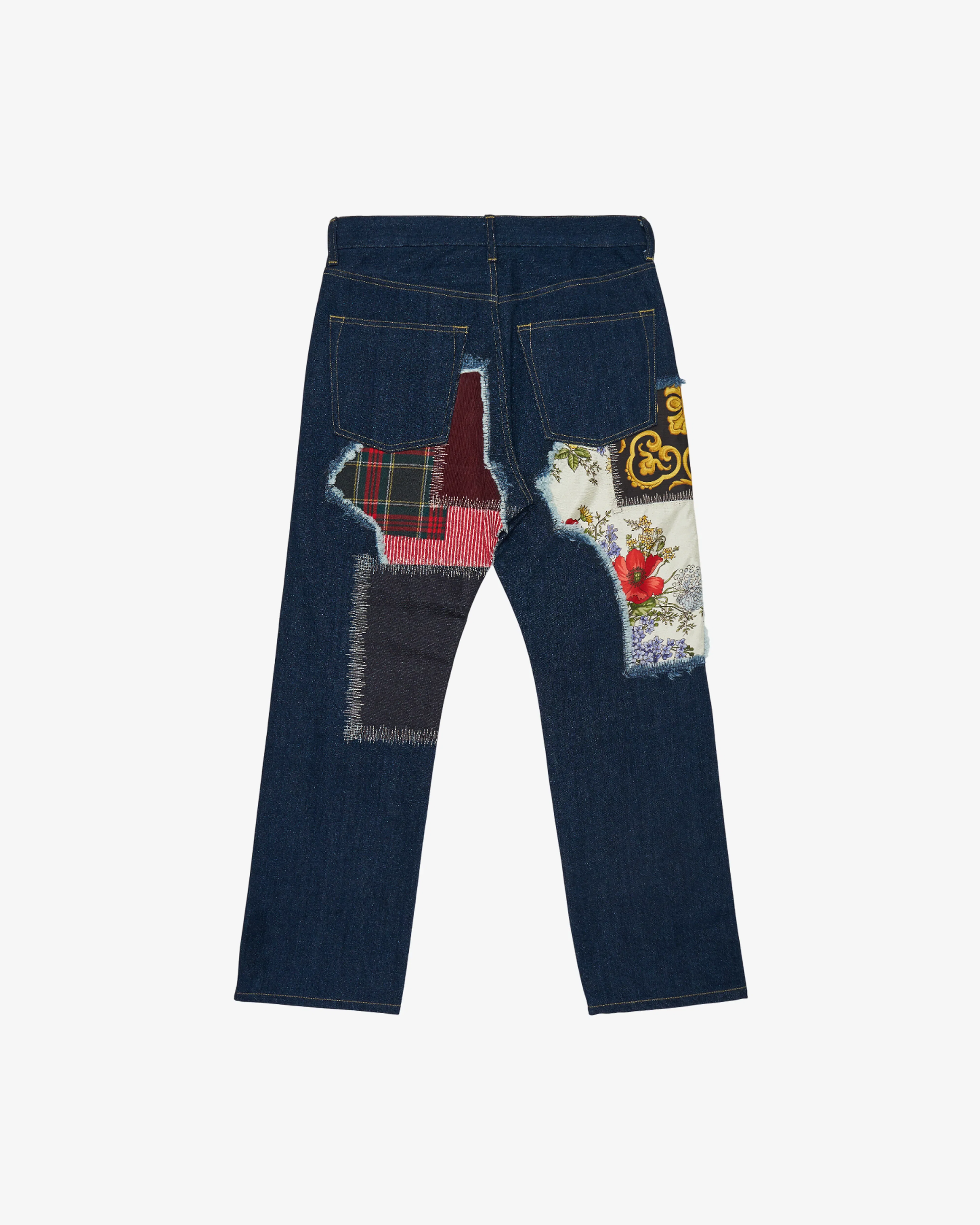 Junya Watanabe Man - Men's Patchwork Pants - (Denim1)