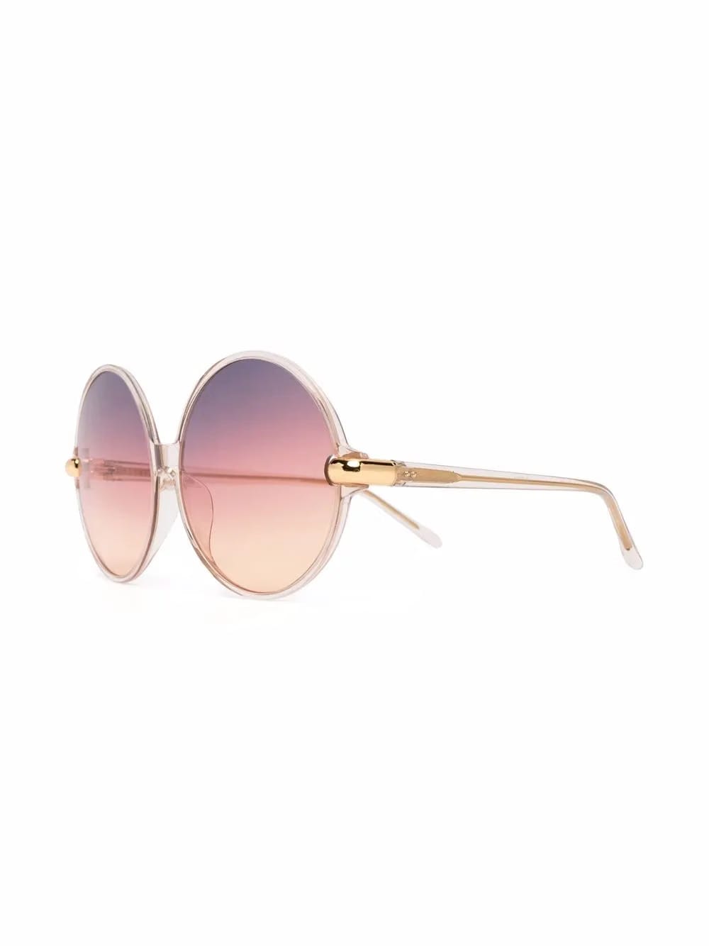 gradient round-frame sunglasses