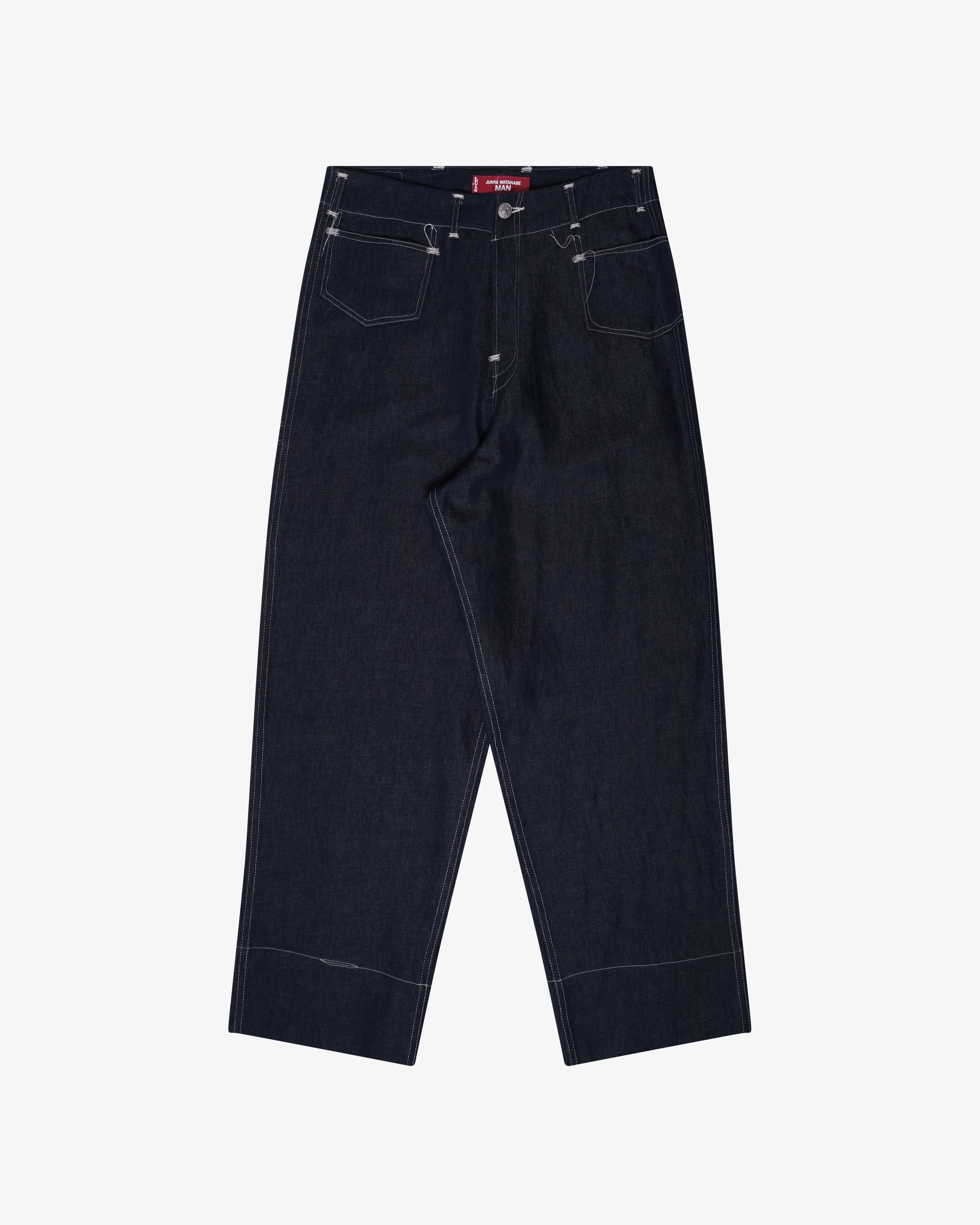 Junya Watanabe Man - Men's Levi's Linen Denim Trousers - (Indigo)