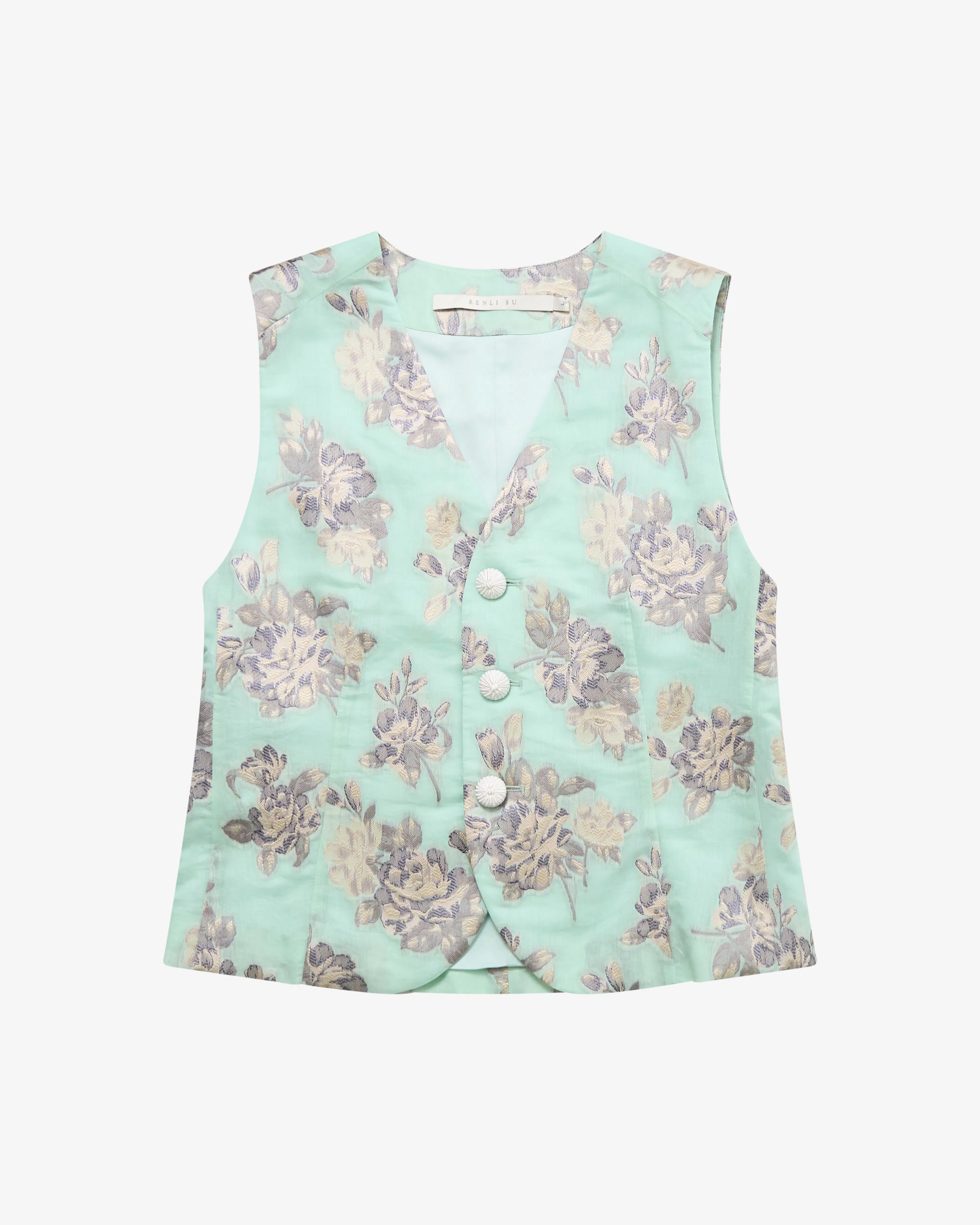 RENLI SU - Women's Vest - (Light Green)
