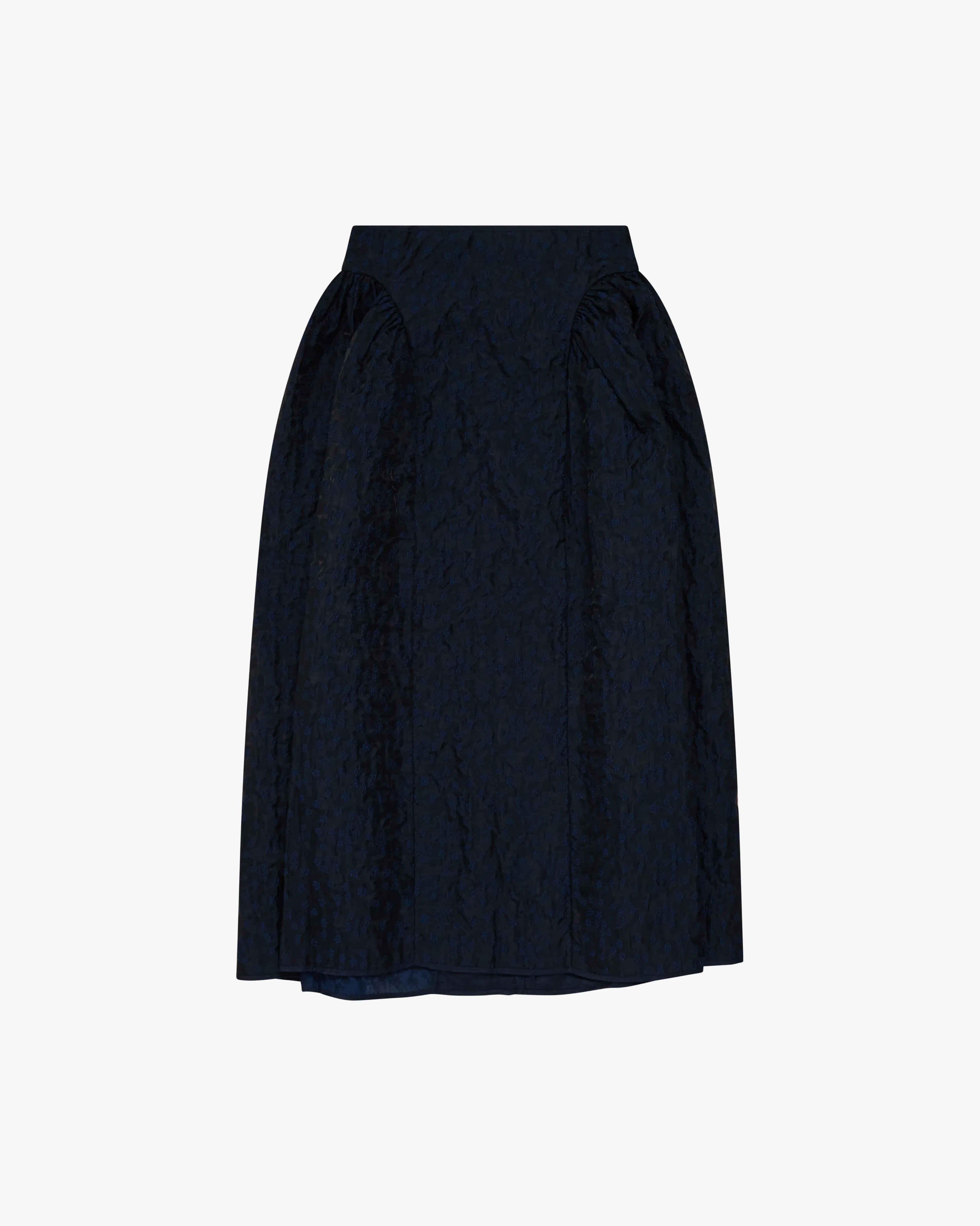 Cecilie Bahnsen - Women's Fabiola Skirt Margueritte Cloqué - (Navy)