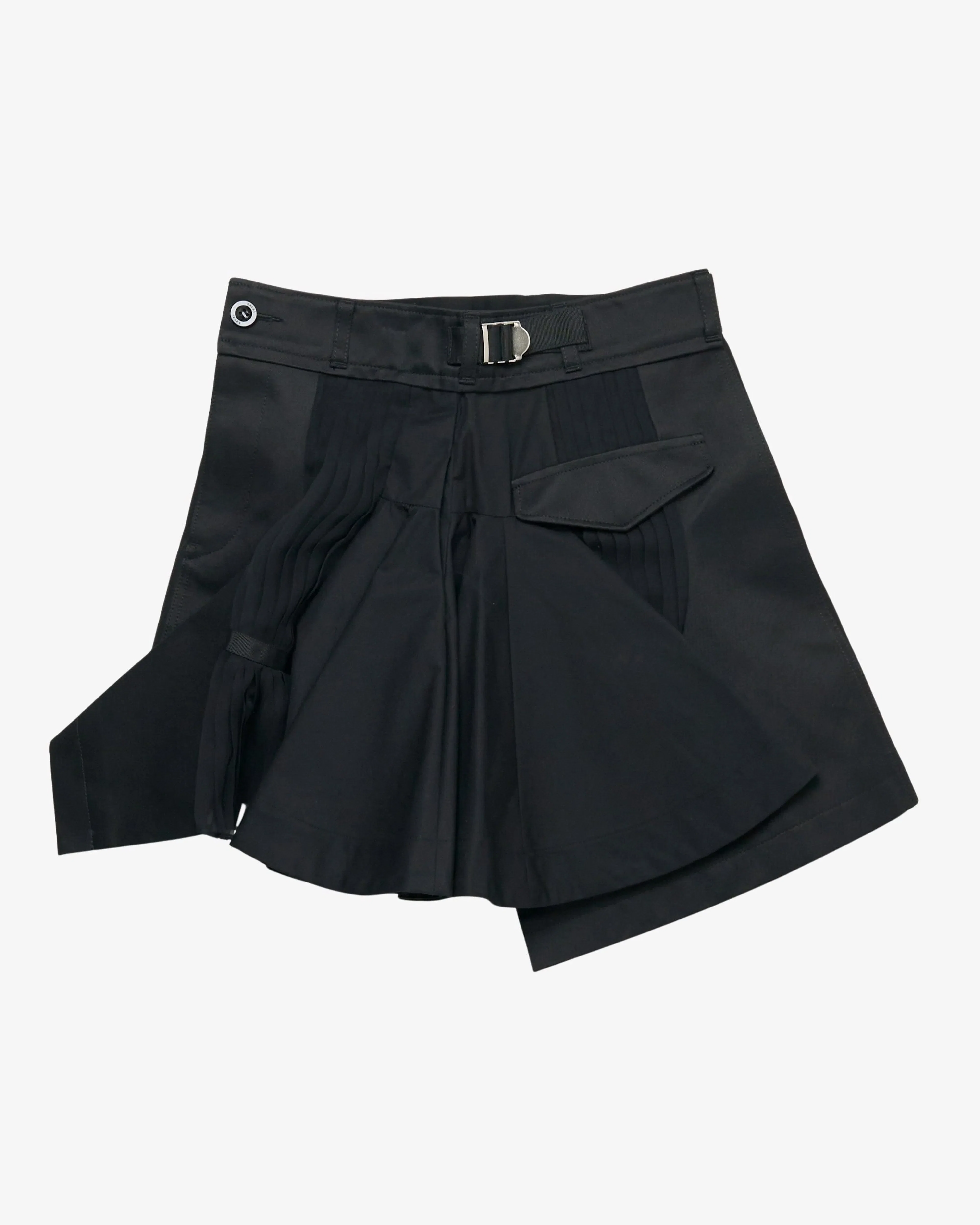 SACAI - Women's Fabric Mix Skirt - (Black)