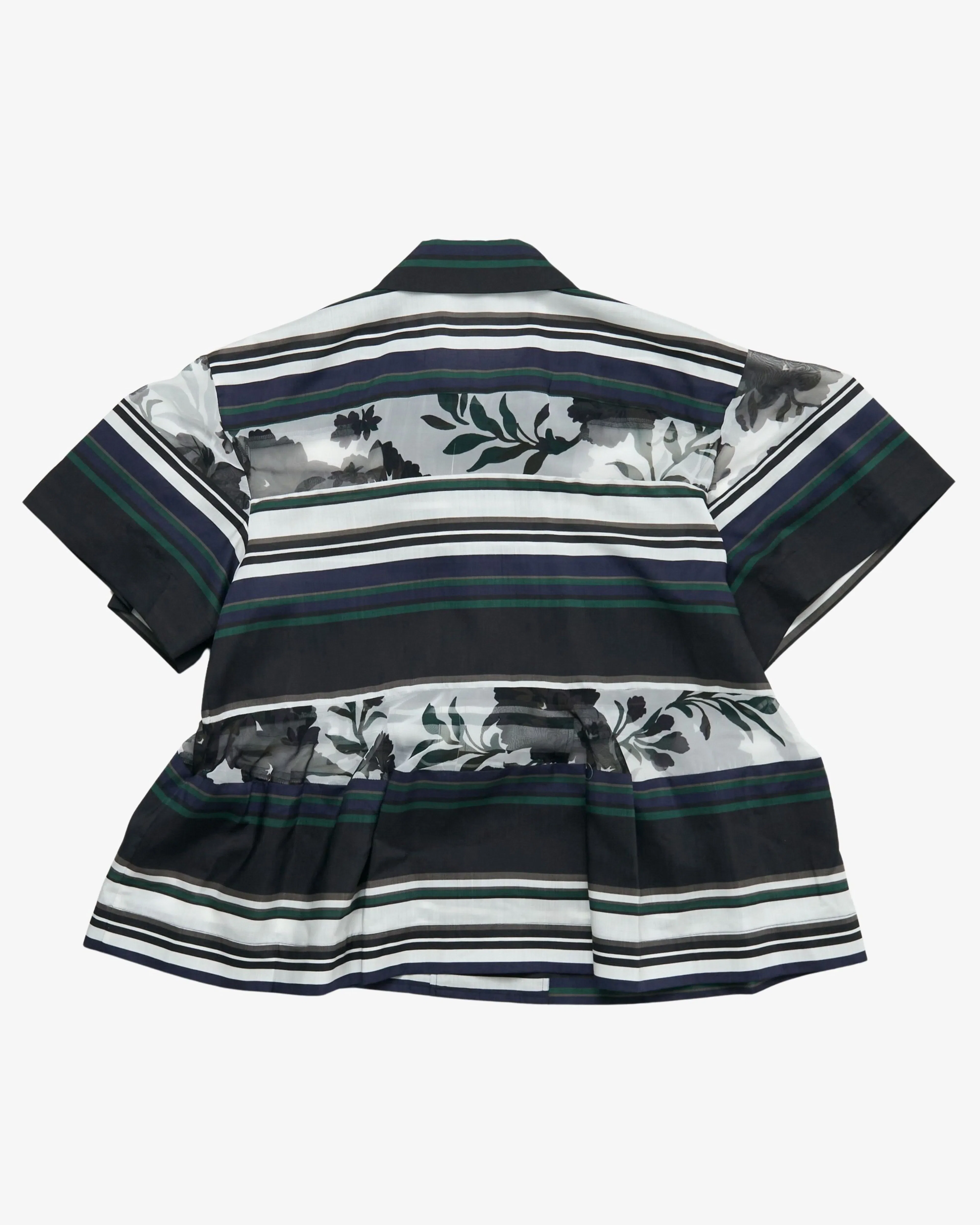 SACAI - Women's Pattern Mix Shirt - (White)