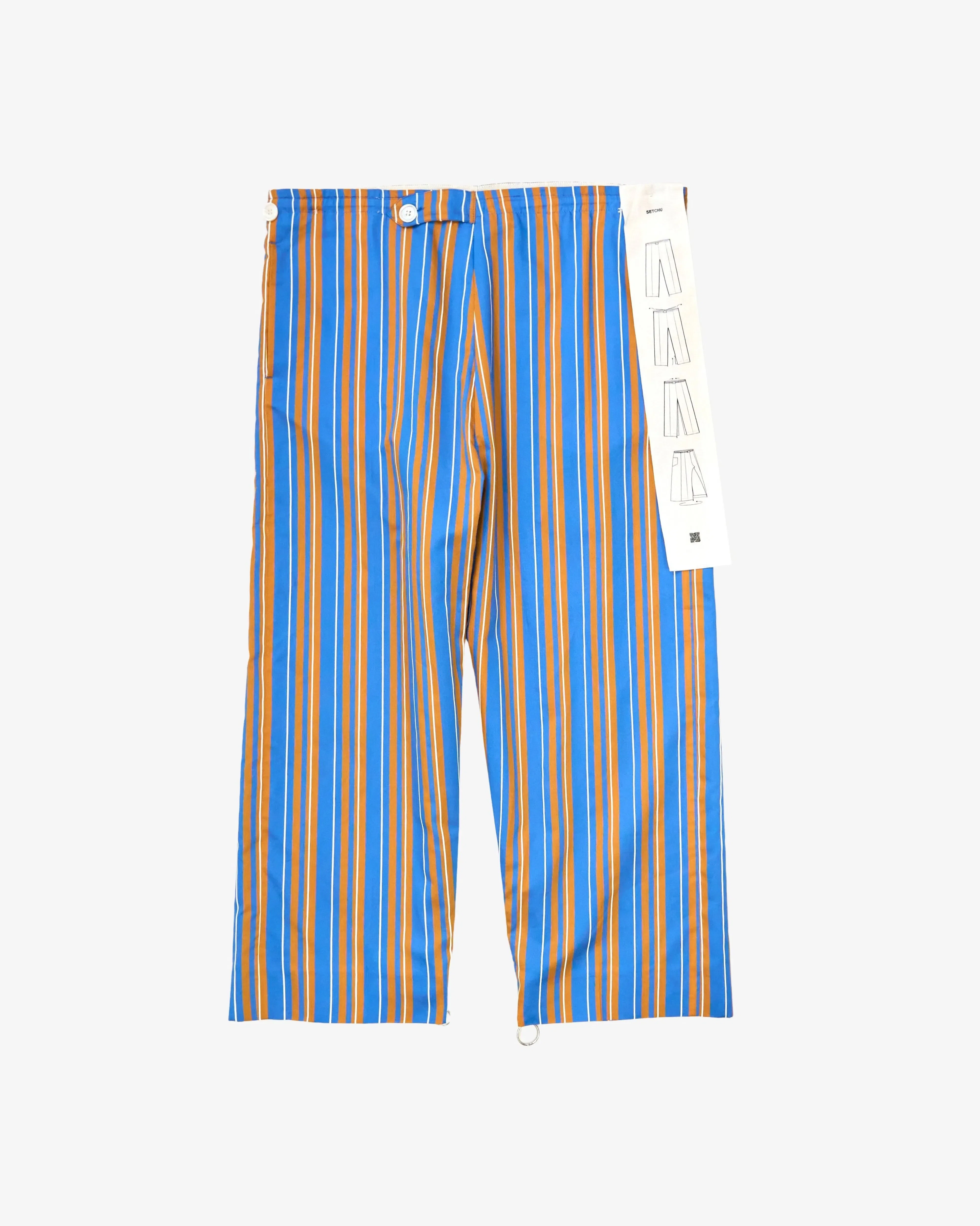 SETCHU - Women's Apron Pants Stripe - (Stripes)