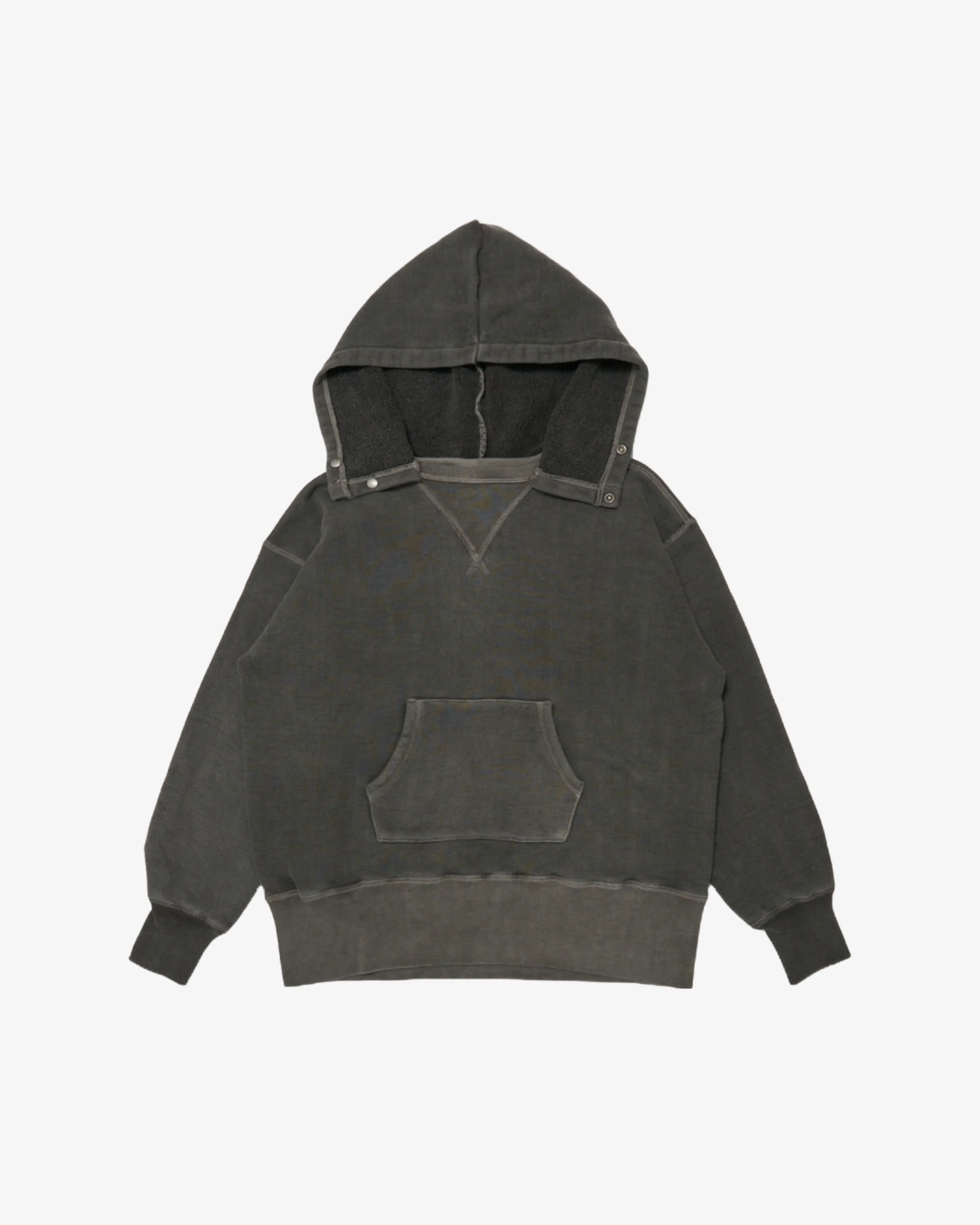 Taiga Takahashi - Men's Lot 620 After Hooded Sweat Shirt - (Sumi)