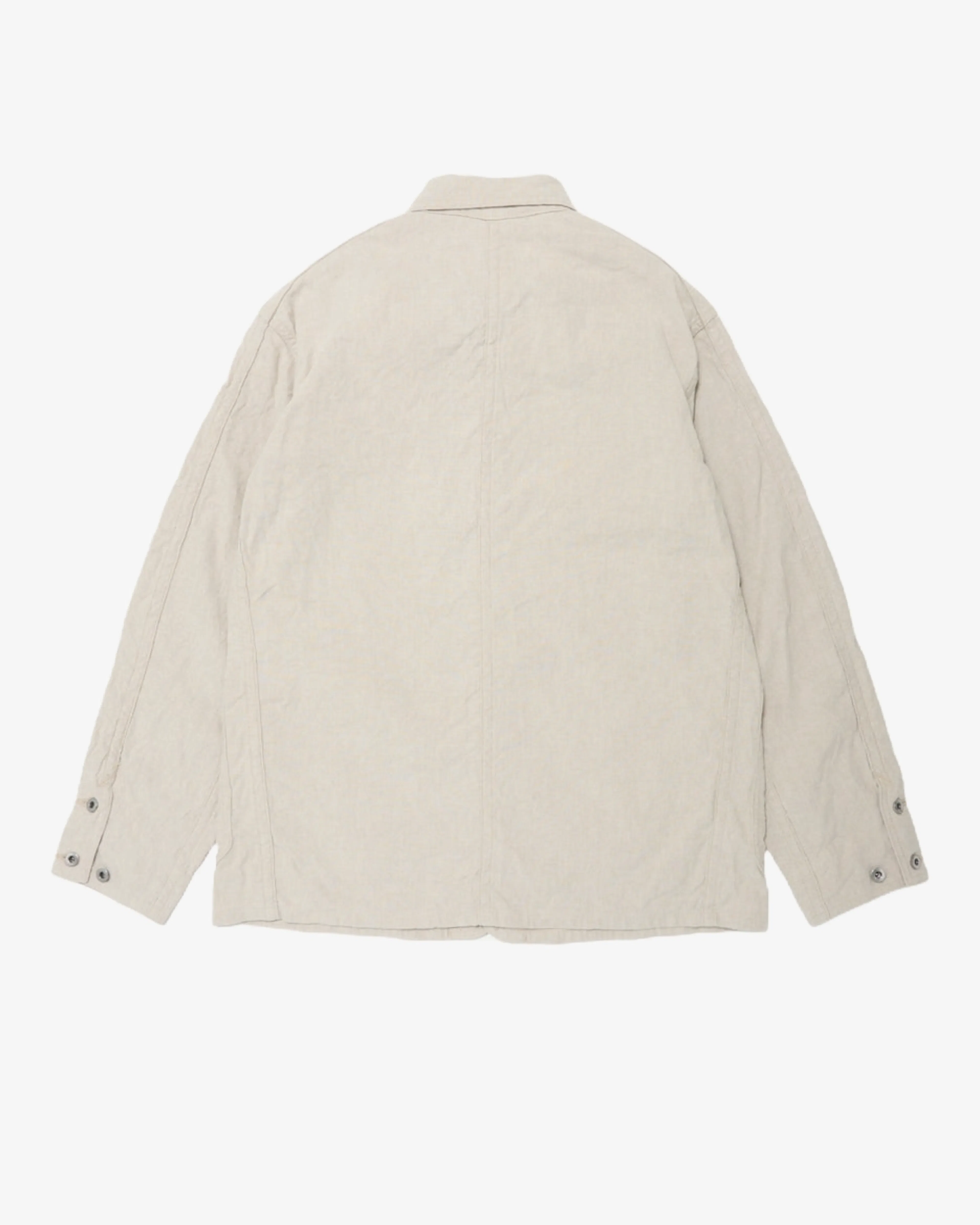 Taiga Takahashi - Men's Lot 328 Coverall Jacket With Chinstrap - (Ivory)