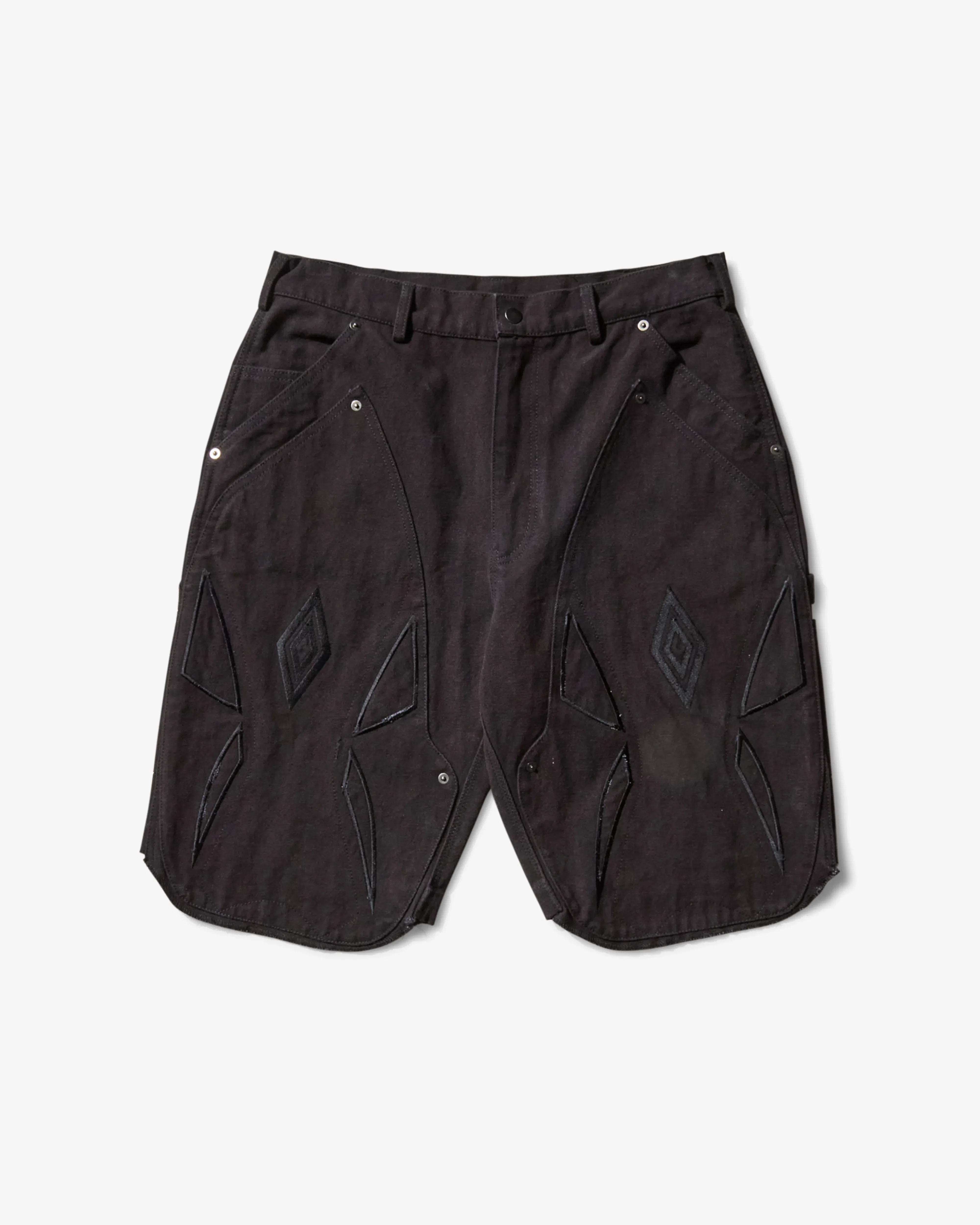 UMBRO - Men's Shinguard Canvas Shorts - (Black)