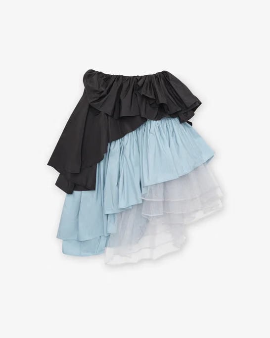 VAQUERA - Women's Layered Skirt Woven - (Black)