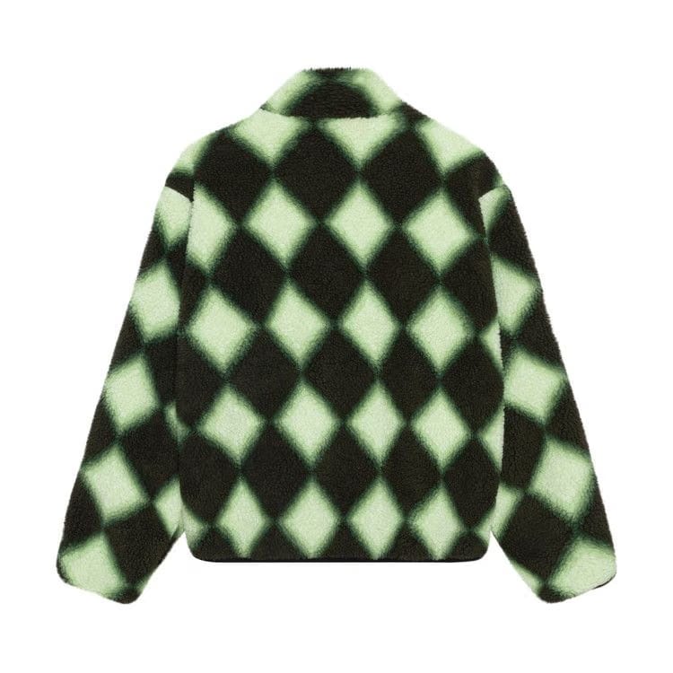 Stussy Sherpa Reversible Jacket Green