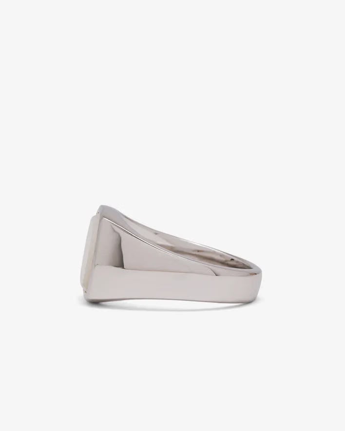 Tom Wood - Kay Ring White Mop - (Silver)