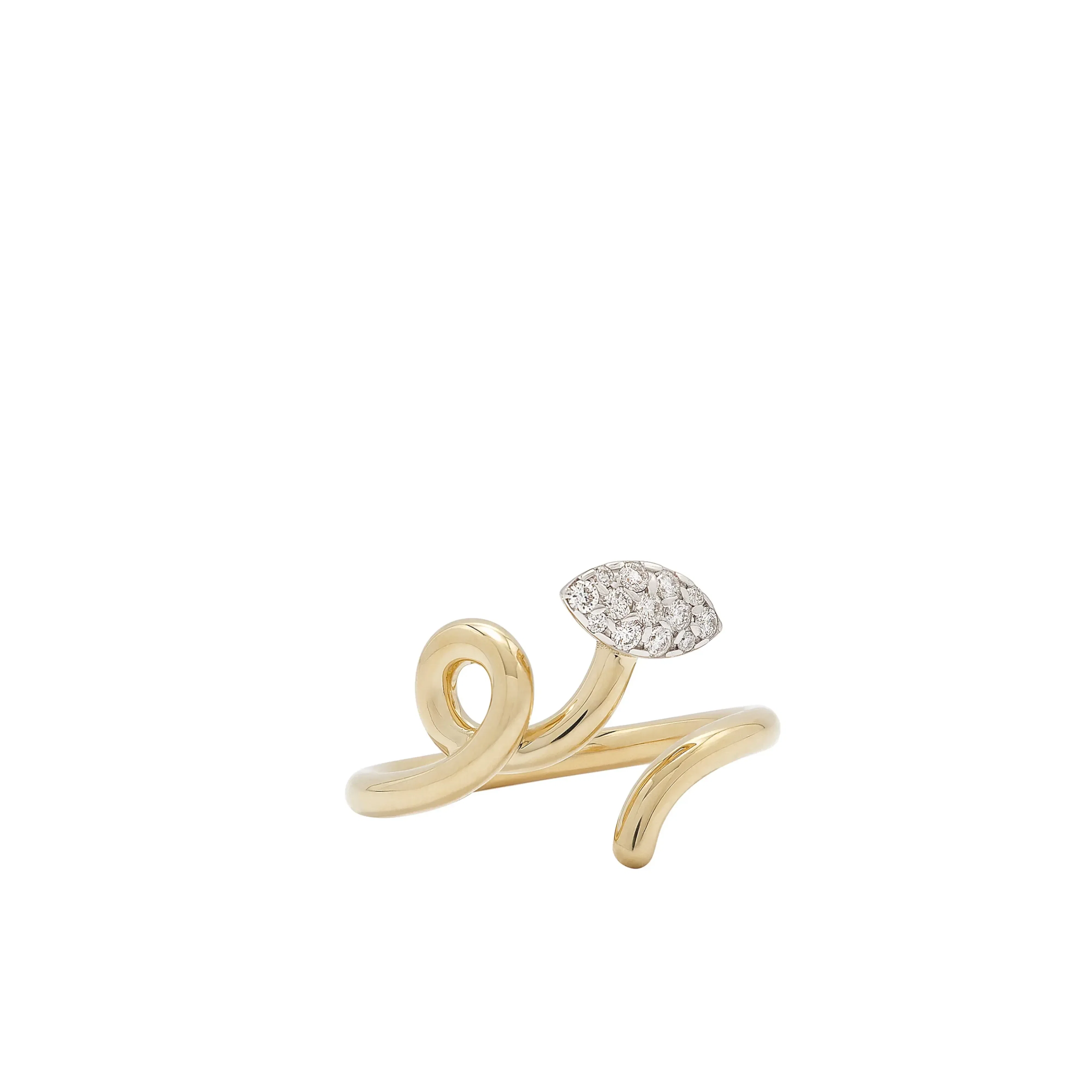 Bea Bongiasca - Women's Baby Vave Ring - (Gold)